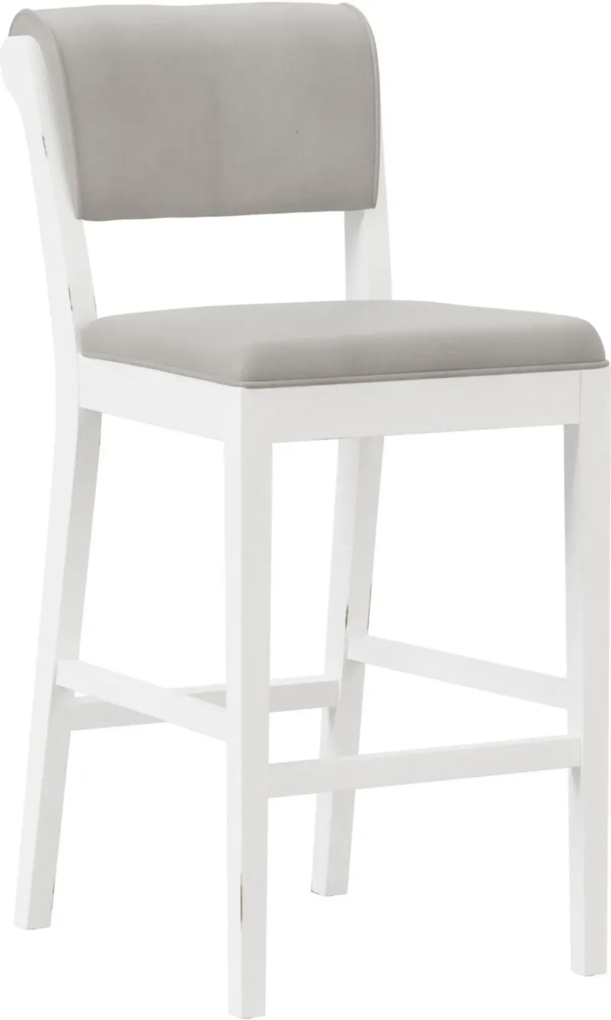 Berea Bar Stool - Gray and White