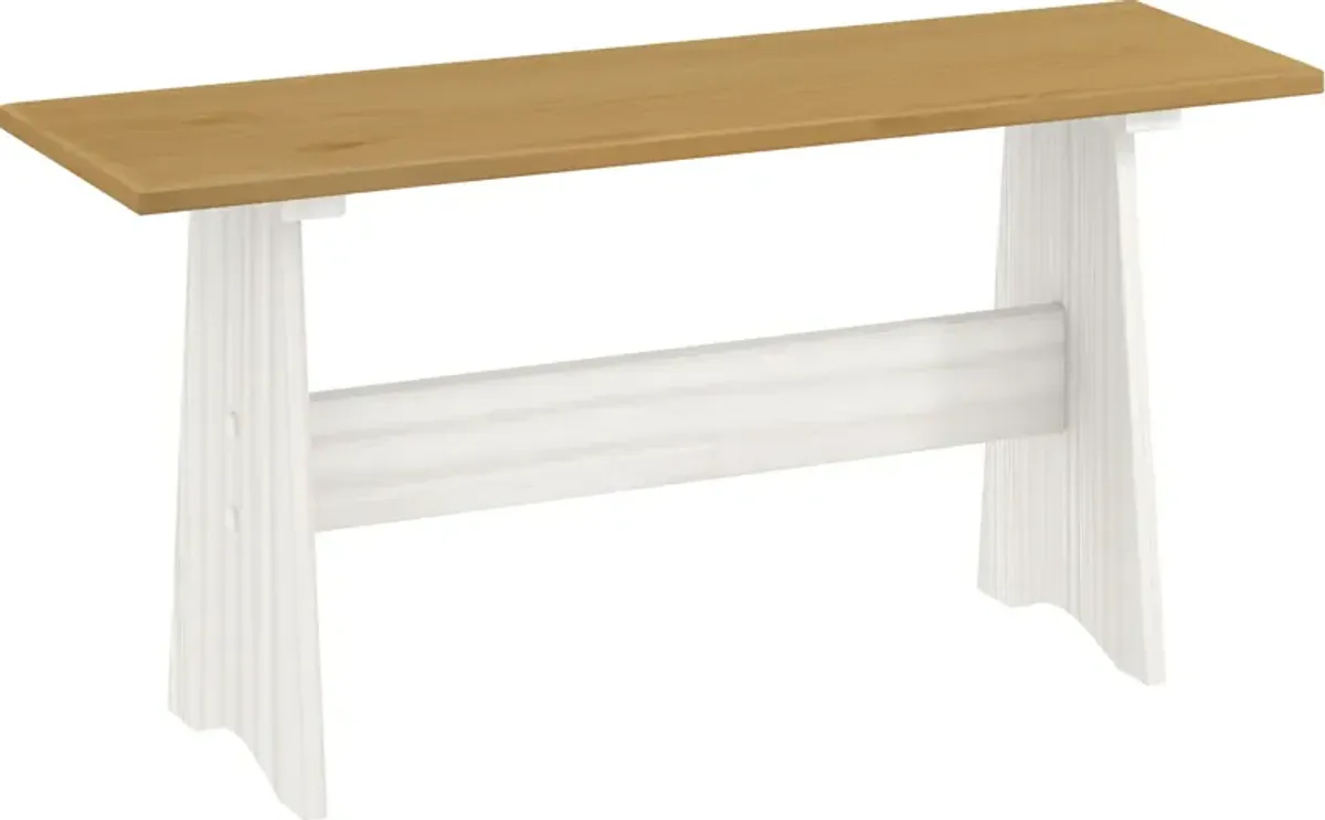 Daisie Dining Table, Banquette and Bench - White