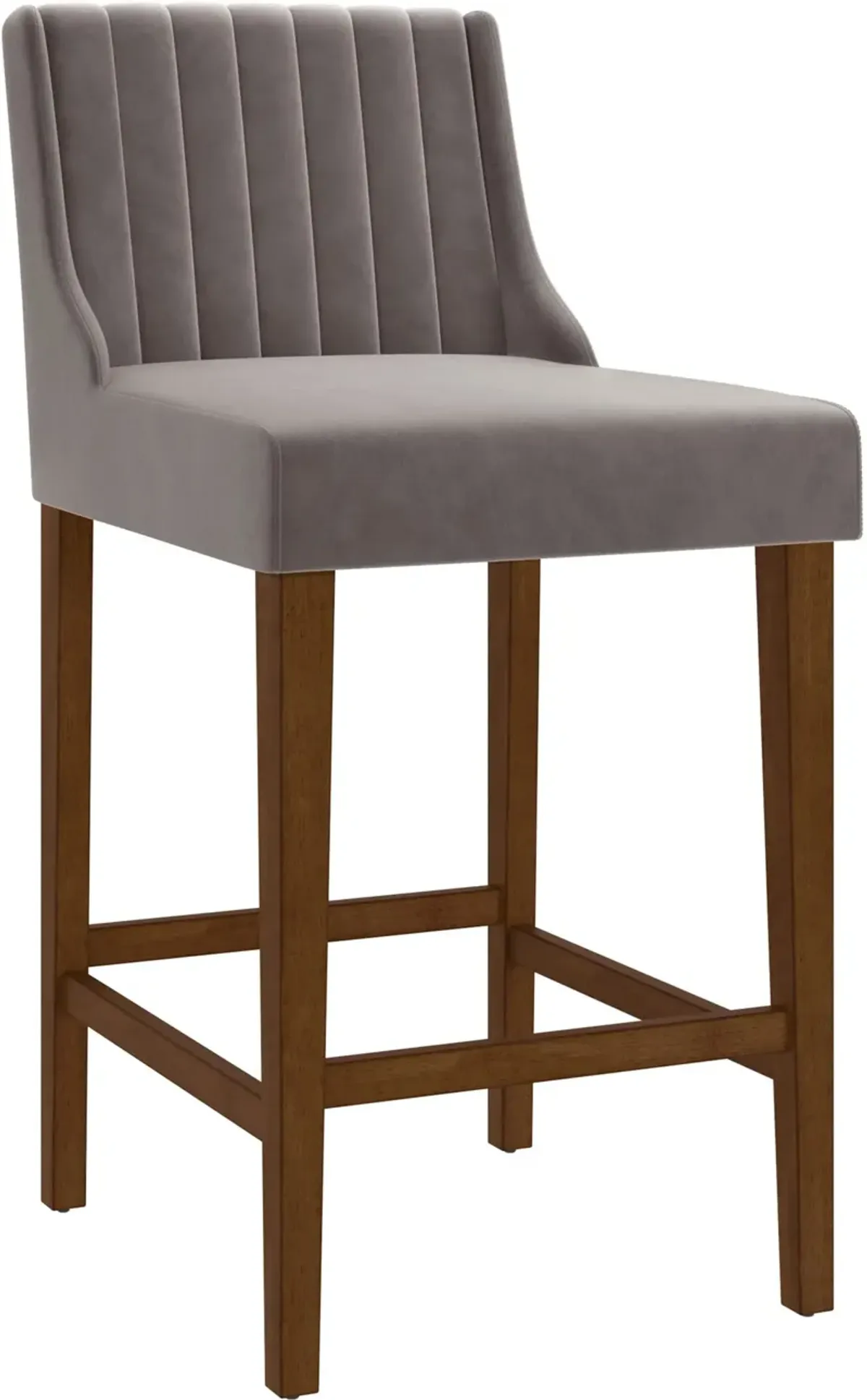 Adrienne Counter-Height Stool - Gray