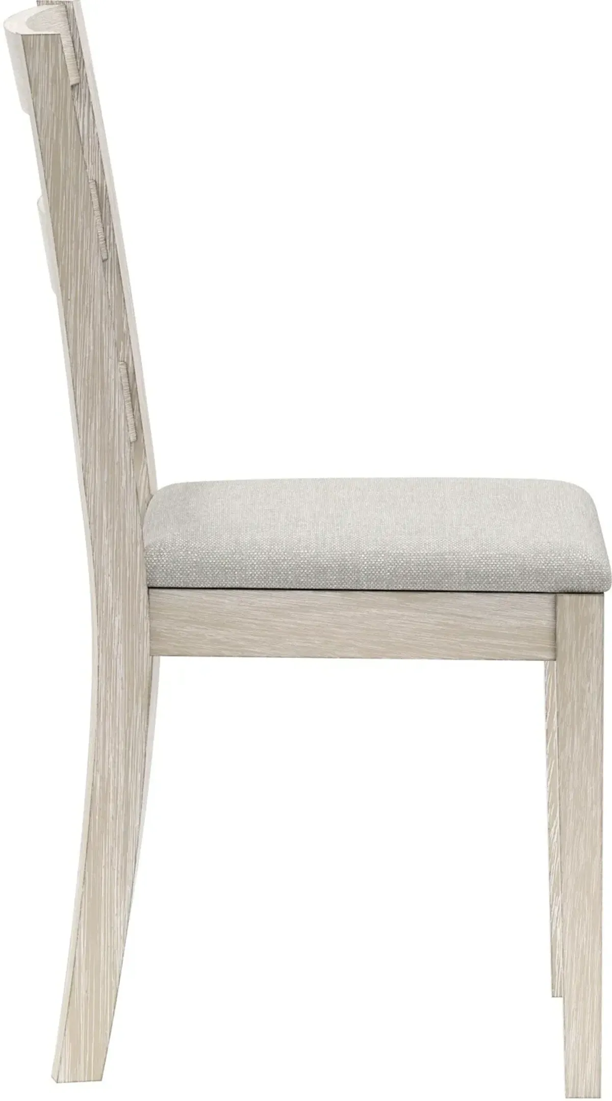 Werner Set of 2 Ladder Back Dining Chairs - White