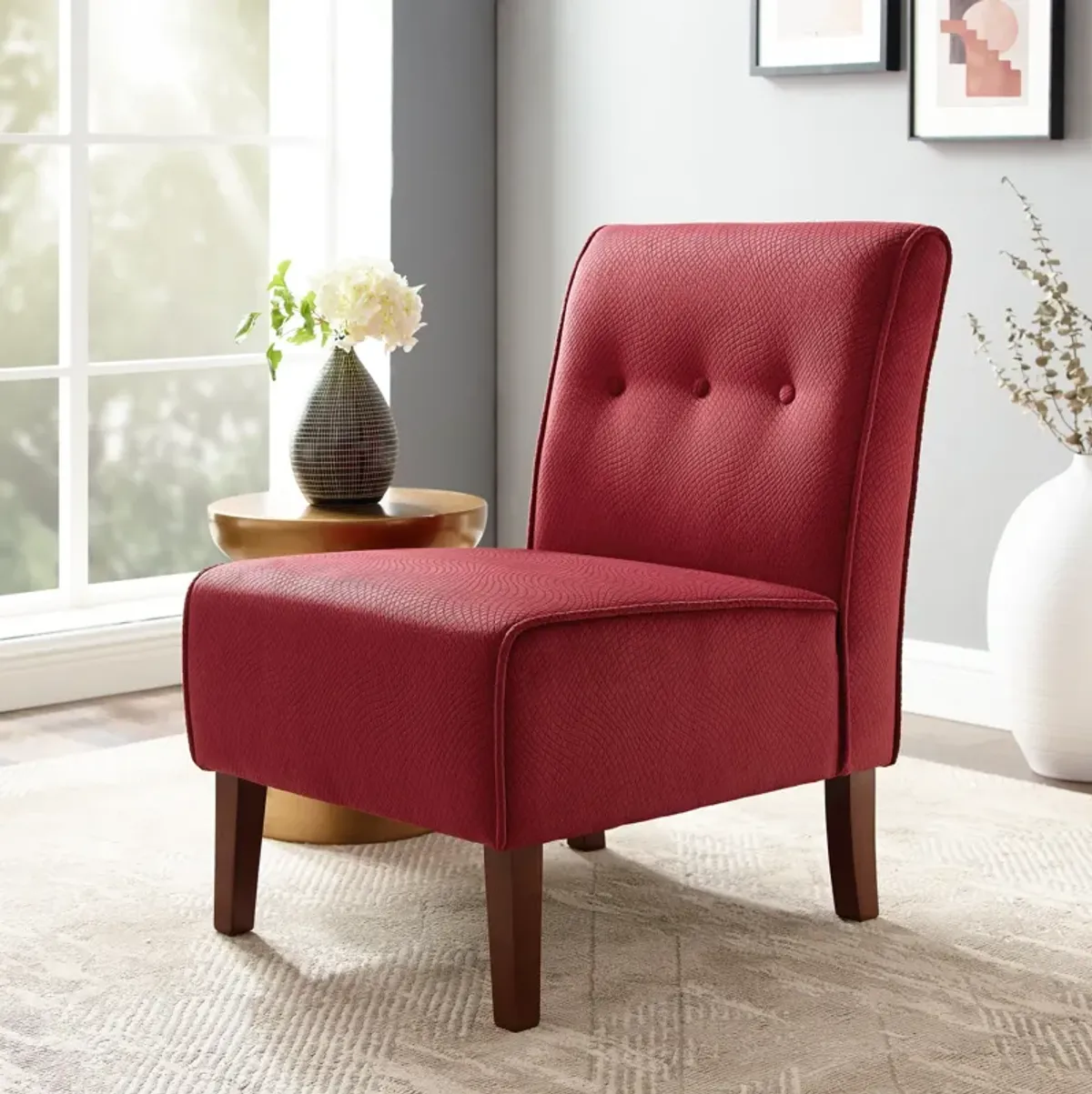 Kelvin Accent Chair - Red