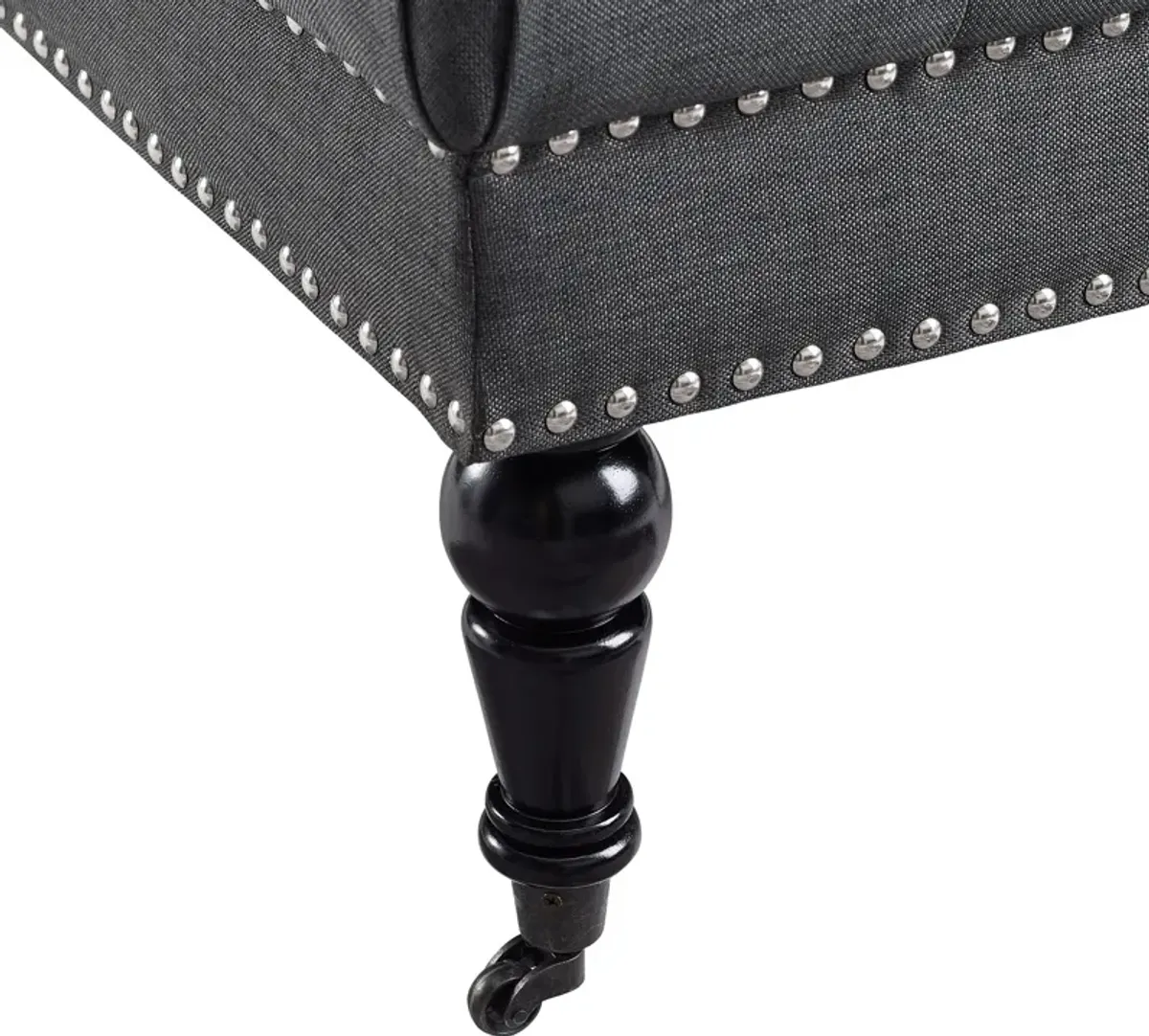 Cynthia Square Ottoman - Gray