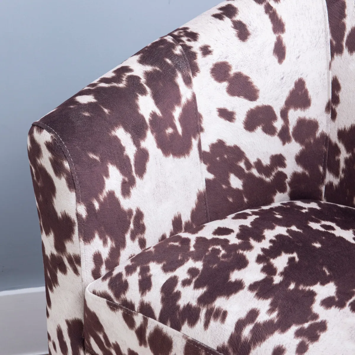 Jethro Accent Chair - Cow Print