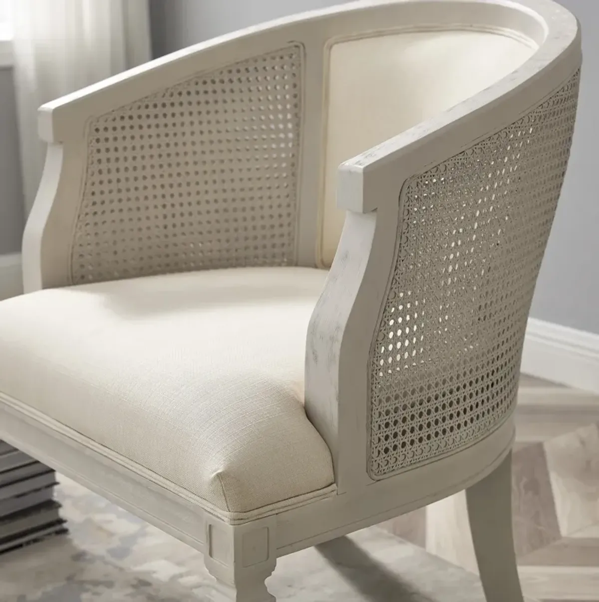 Carmello Accent Chair - White