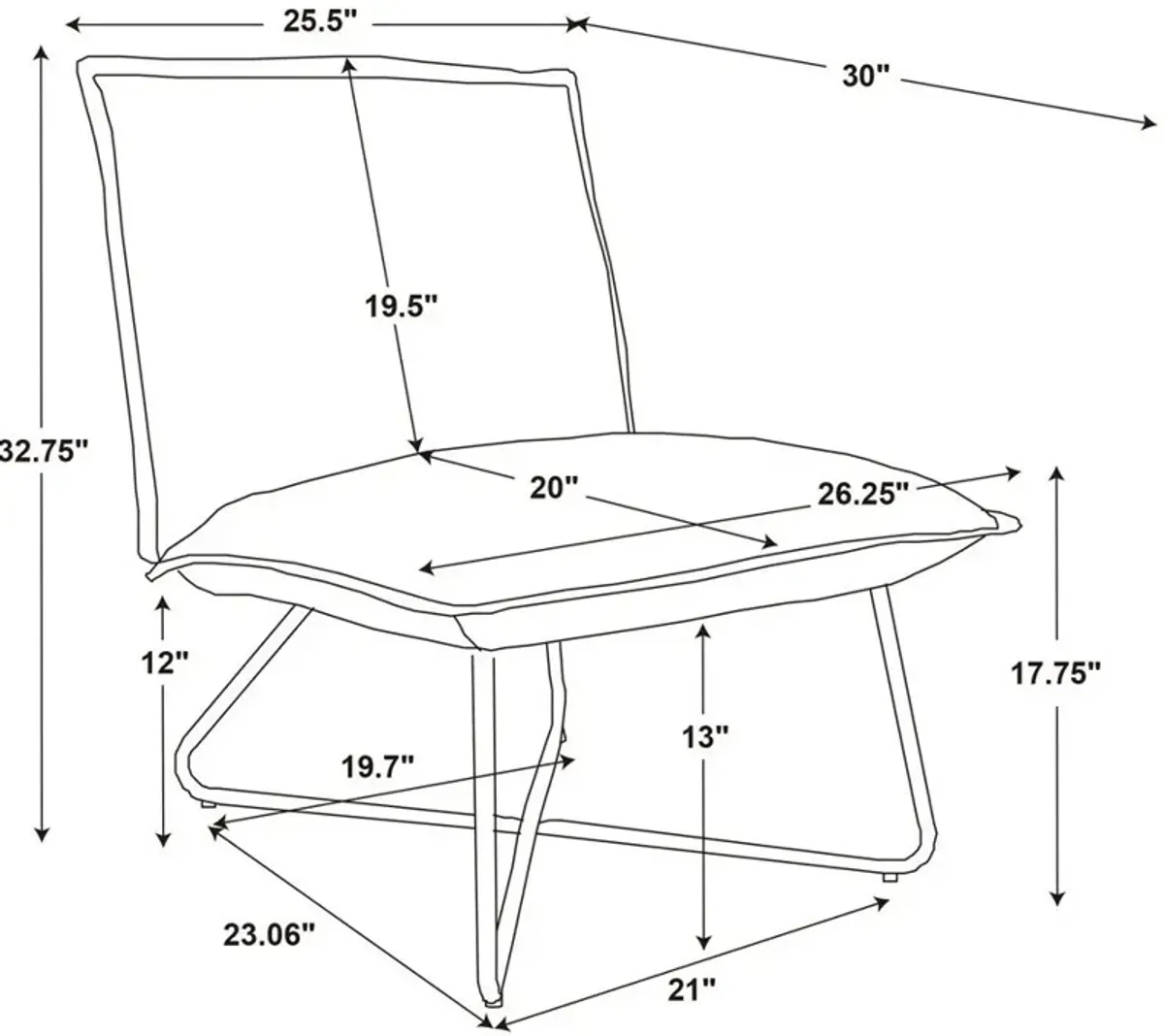 Jeno Accent Chair - Gray