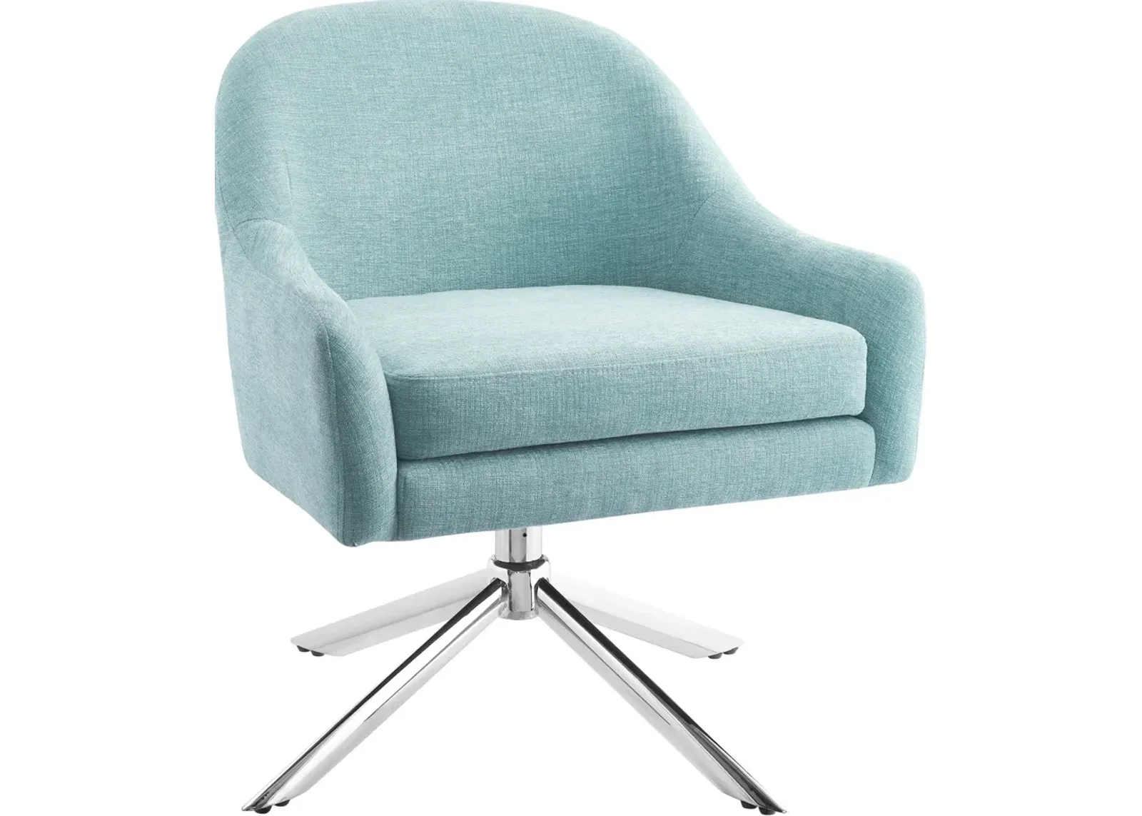 Adler Swivel Accent Chair - Green