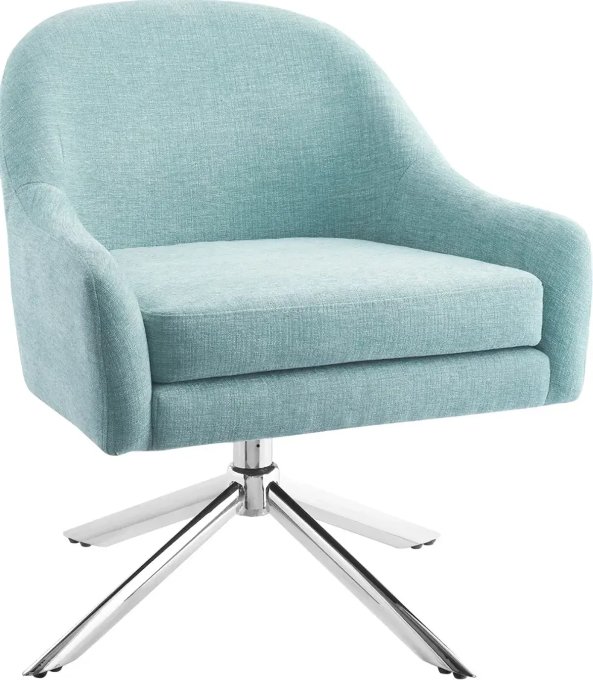 Adler Swivel Accent Chair - Green