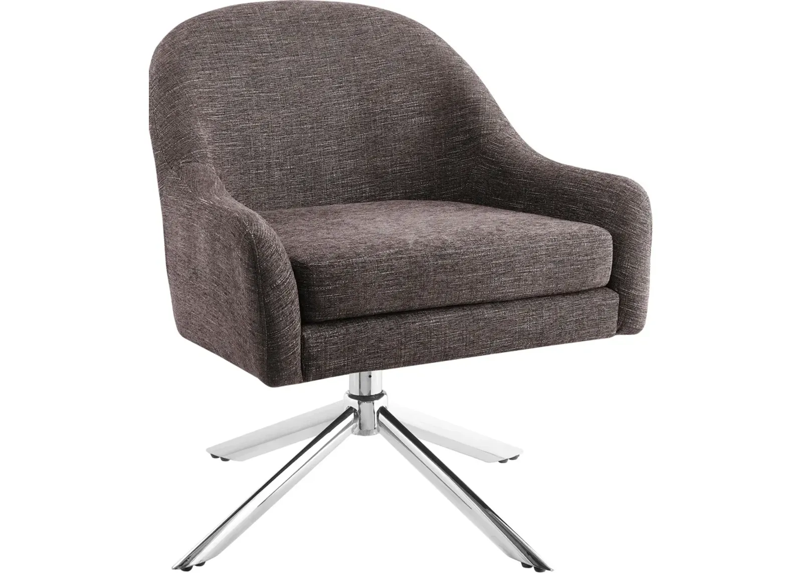 Adler Swivel Accent Chair - Gray