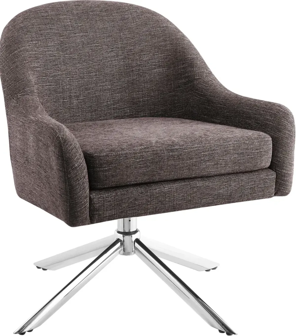 Adler Swivel Accent Chair - Gray