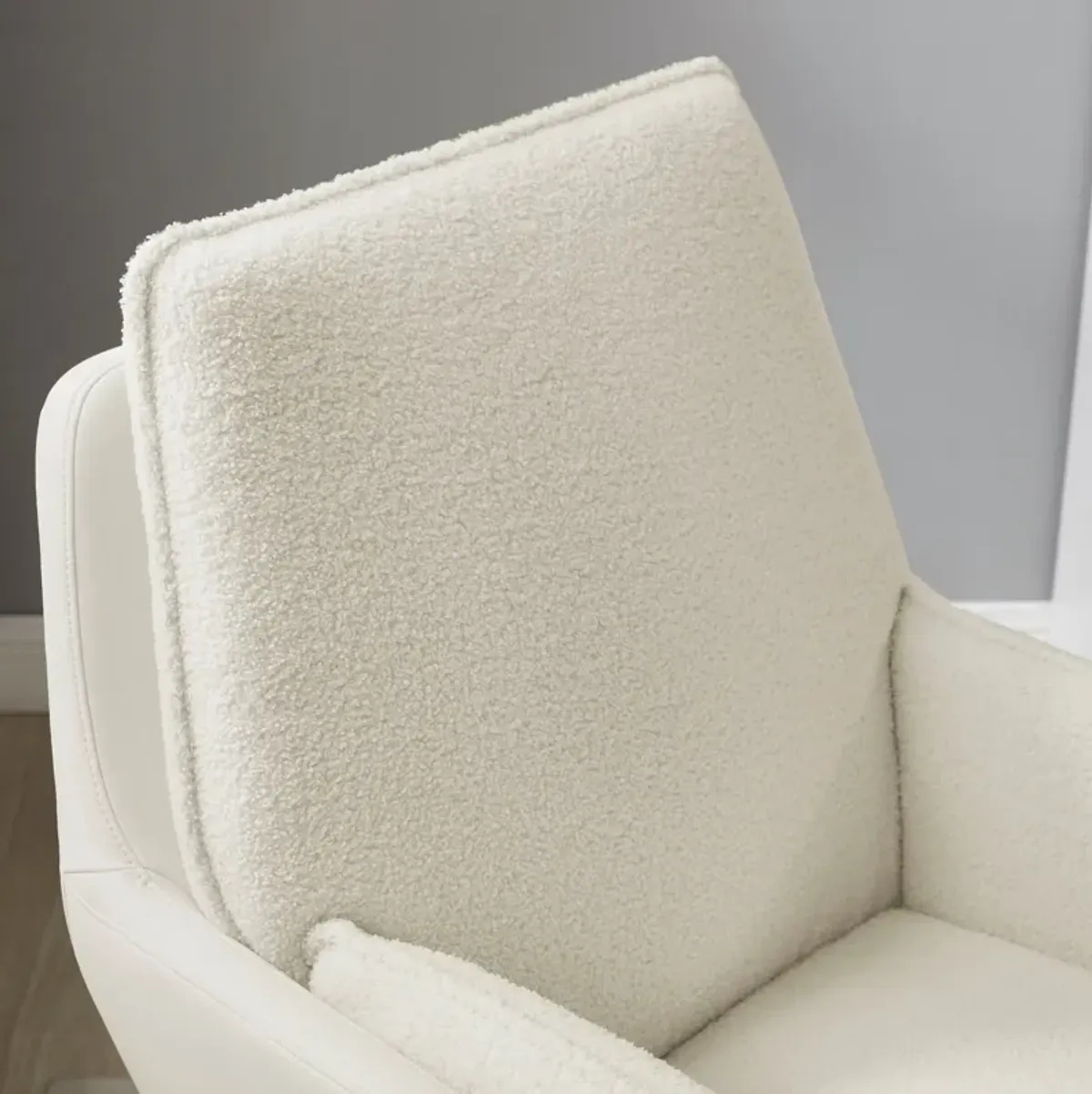 Decter Swivel Accent Chair - White