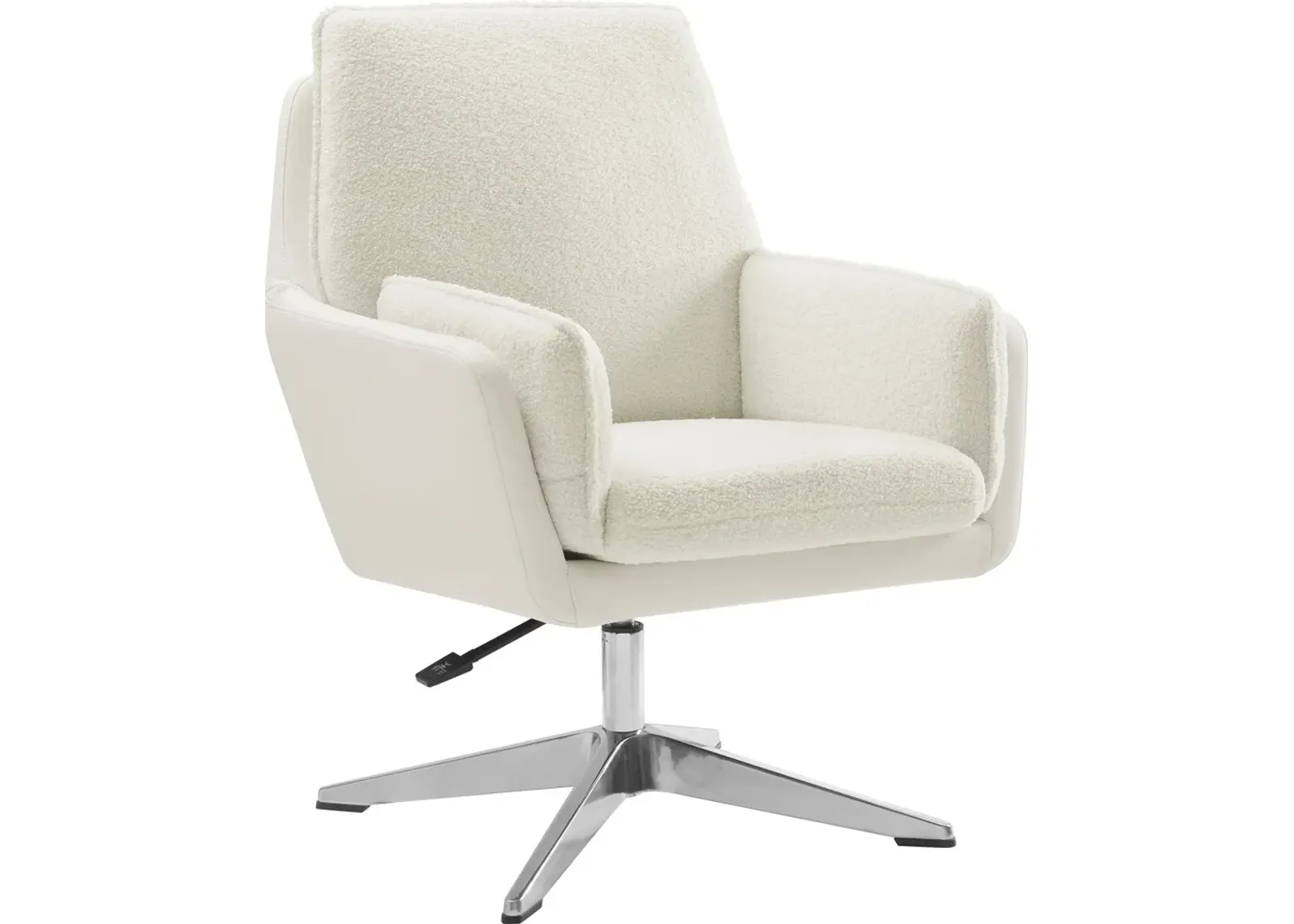 Decter Swivel Accent Chair - White