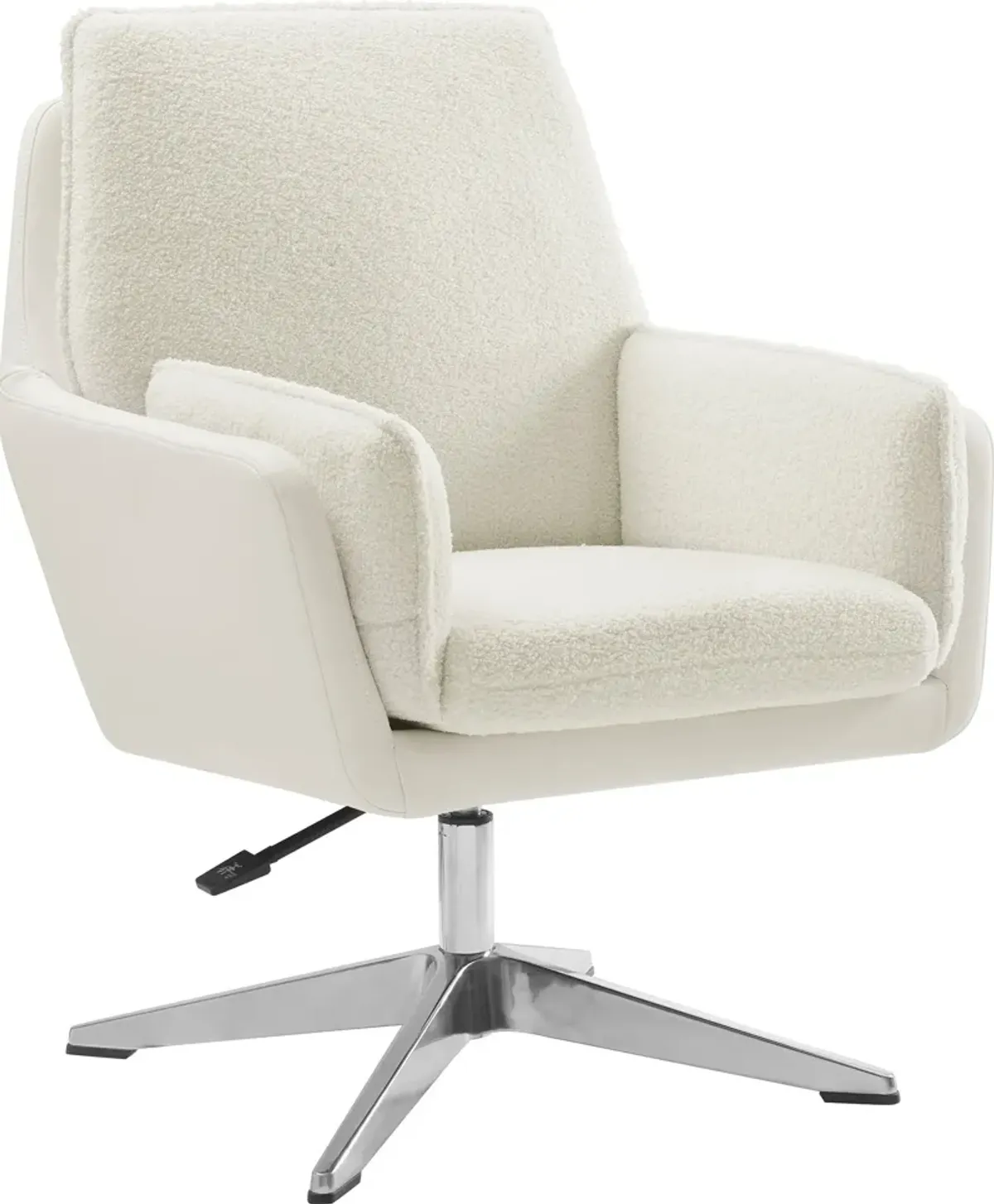 Decter Swivel Accent Chair - White