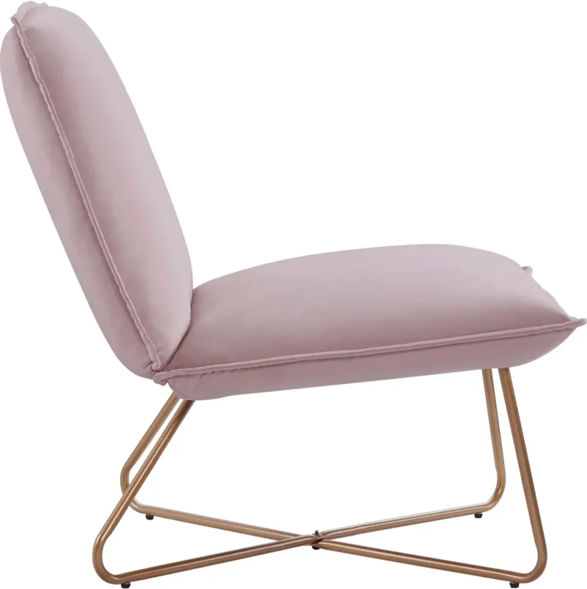 Jeno Accent Chair - Blush Pink