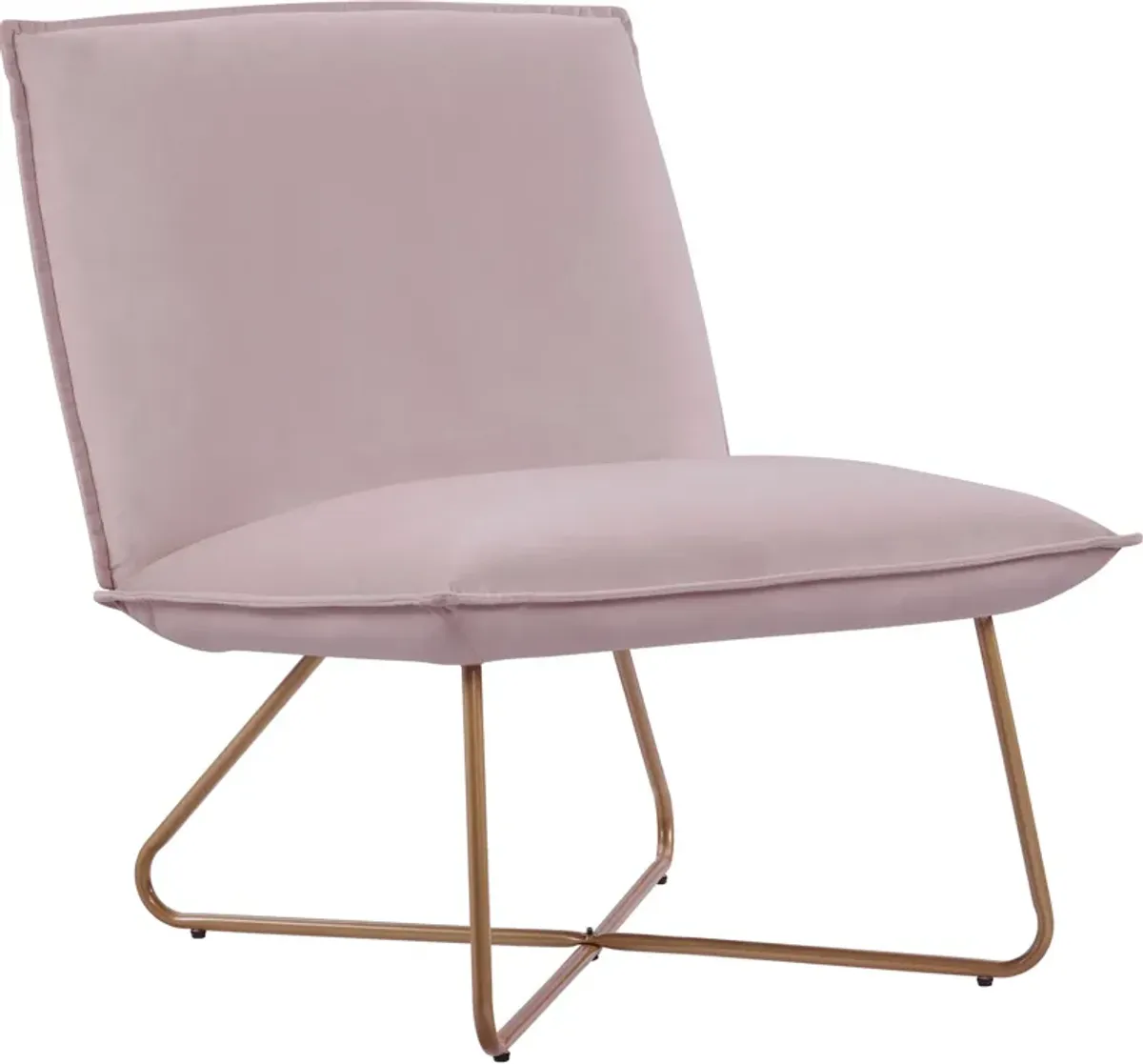 Jeno Accent Chair - Blush Pink