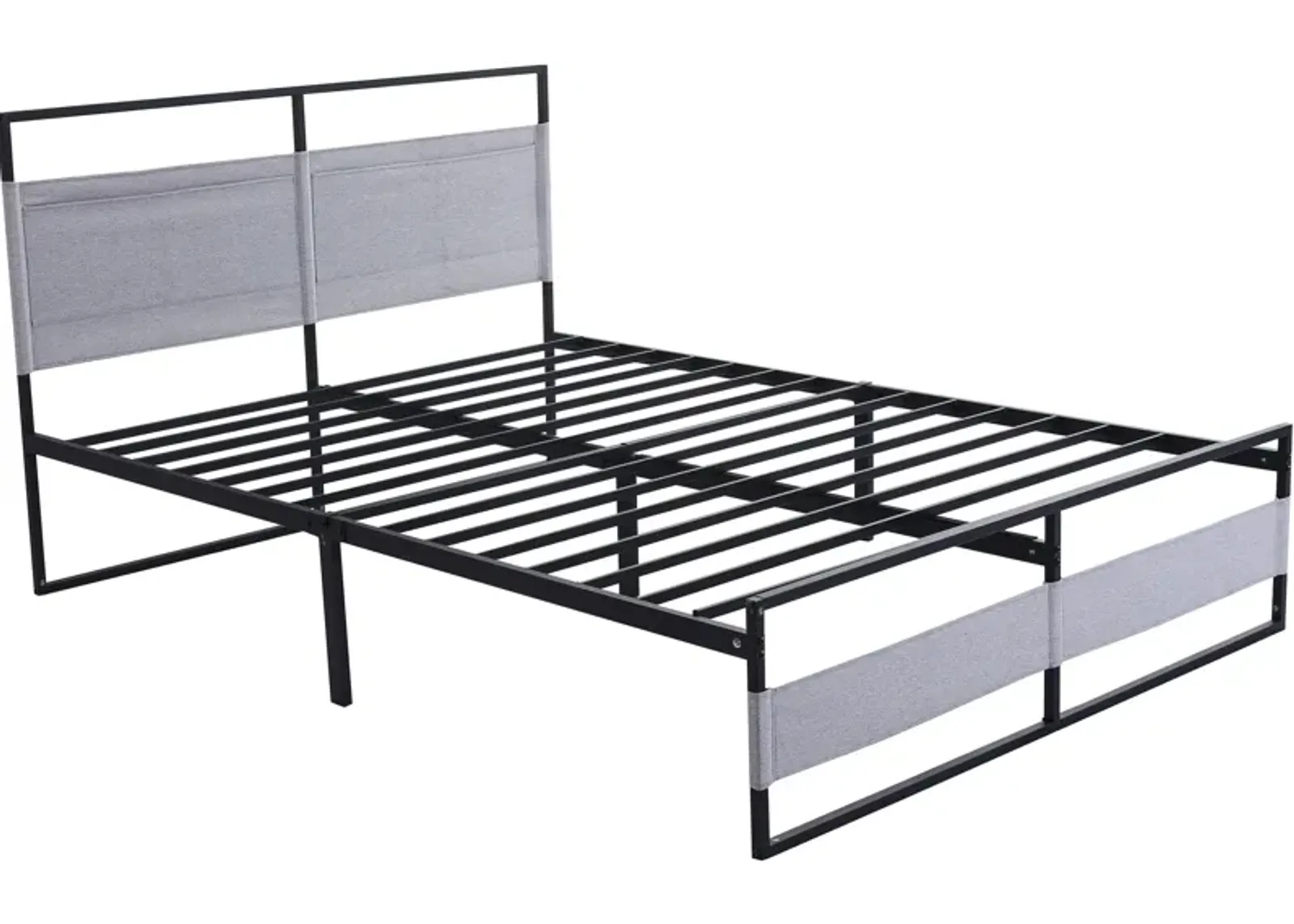 Lorcan Platform King Bed - Gray