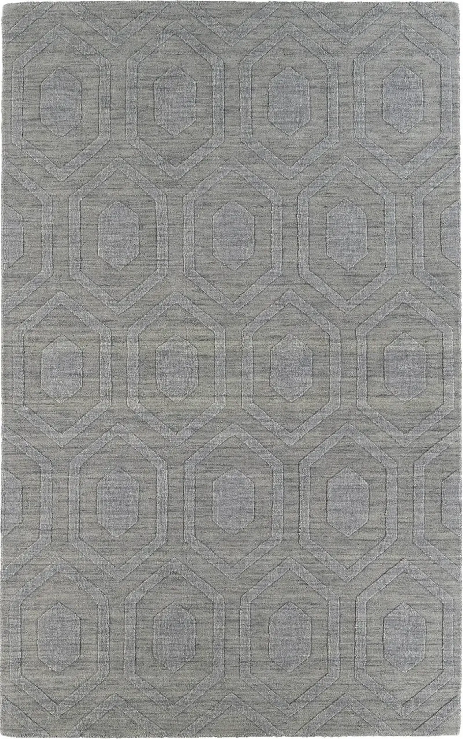 Ives 4' x 6' Area Rug - Steel