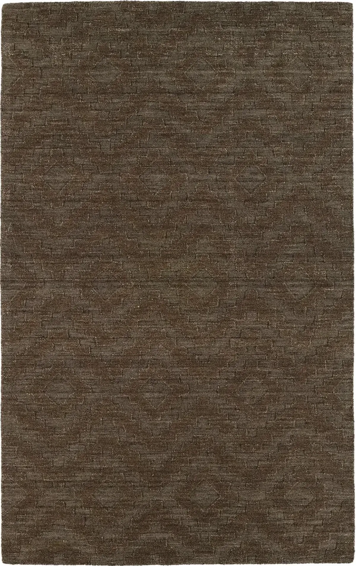 Valiant 5' x 8' Area Rug - Chocolate