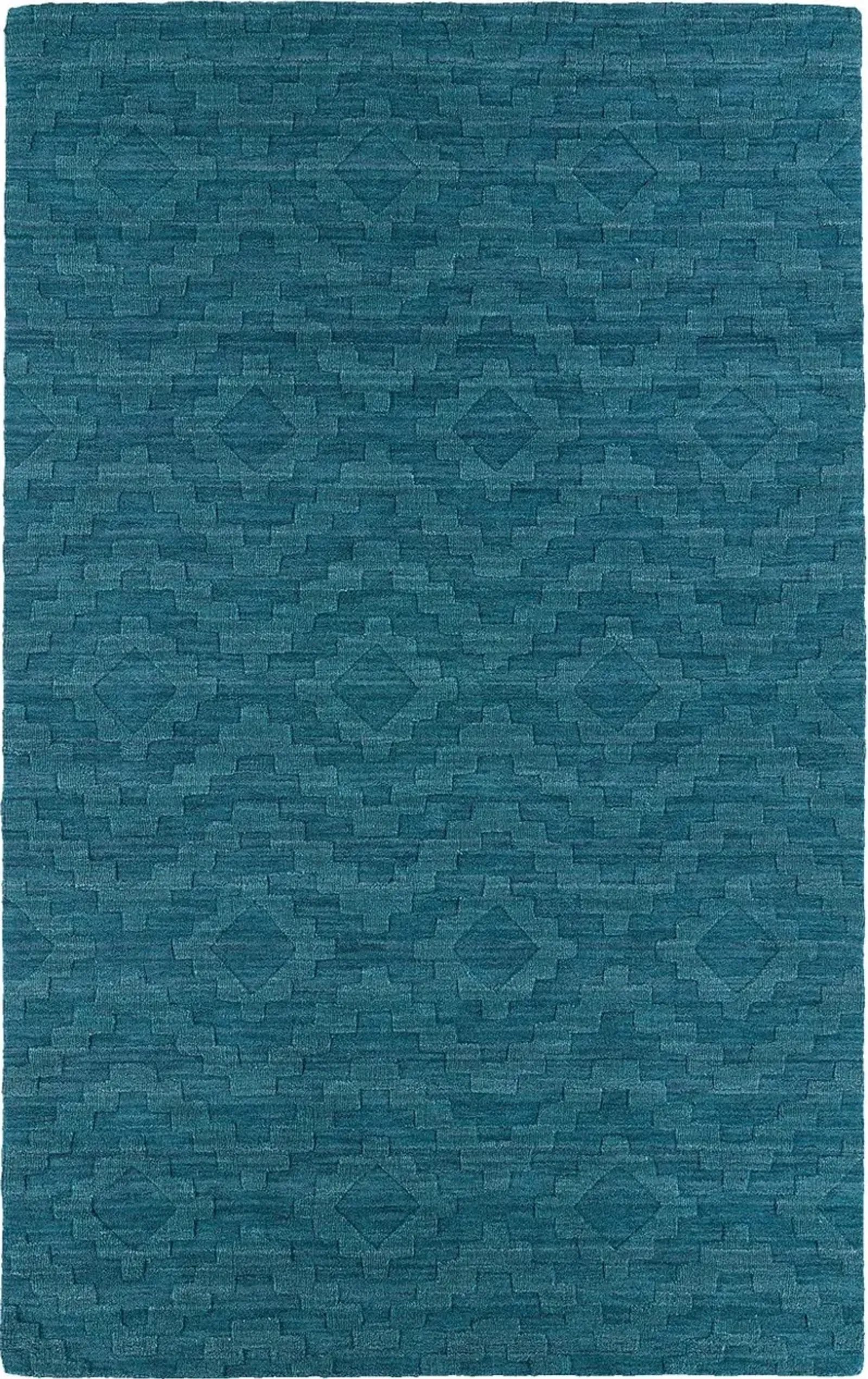 Valiant 2' x 3' Area Rug - Turquoise