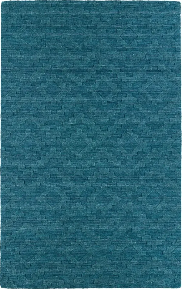 Valiant 5' x 8' Area Rug - Turquoise