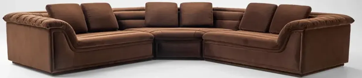 Hammock 3-Piece Sectional - Brown