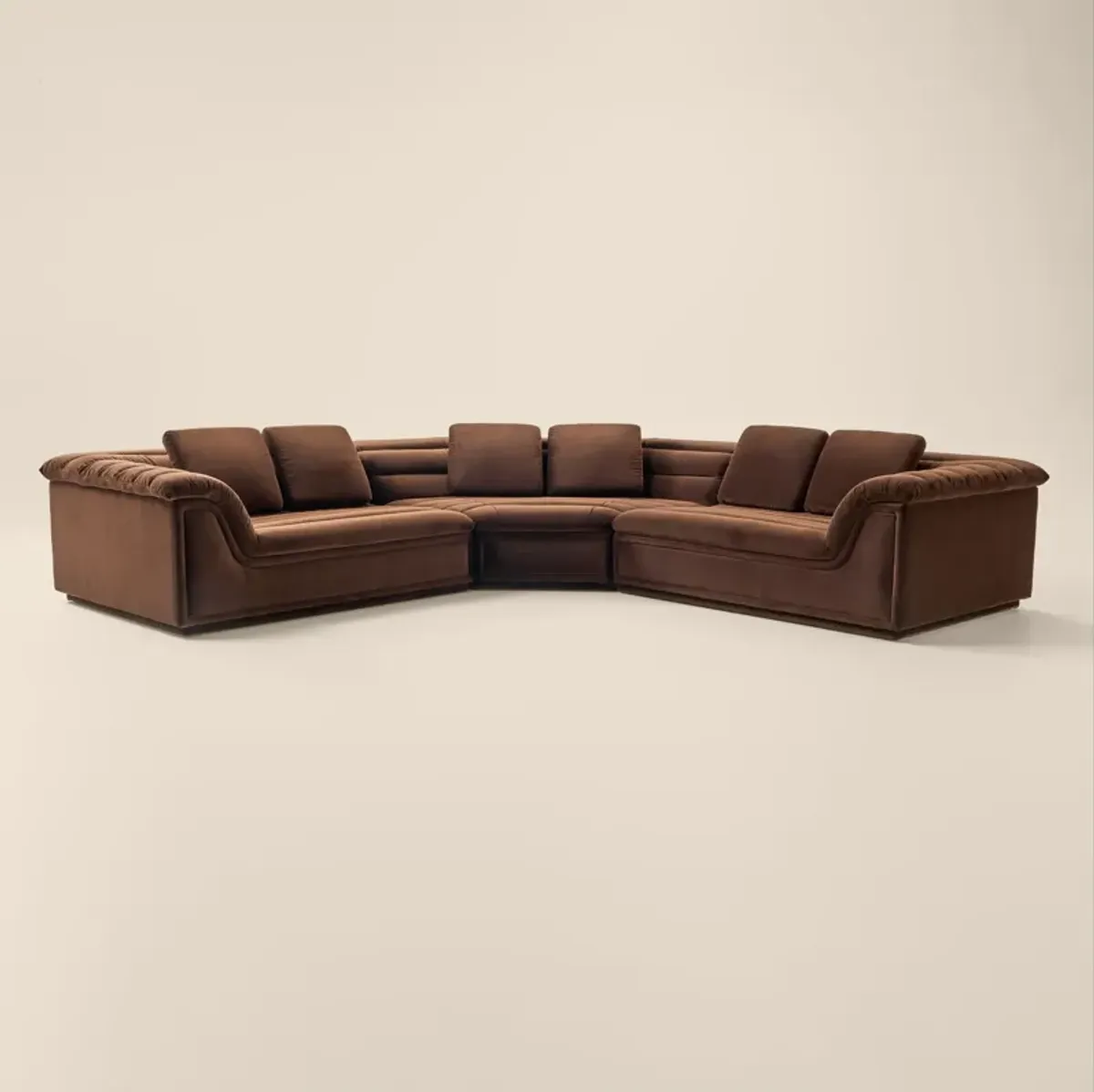 Hammock 3-Piece Sectional - Brown