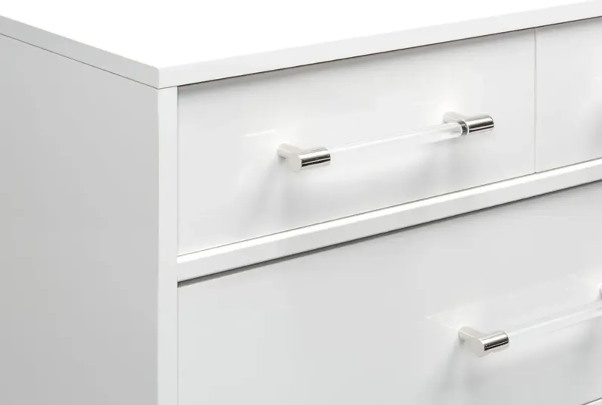 Concerto Dresser and Mirror - White