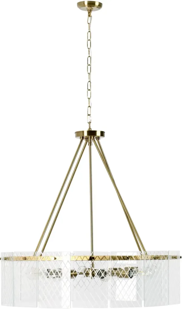 Genie 8-Light Chandelier - Gold