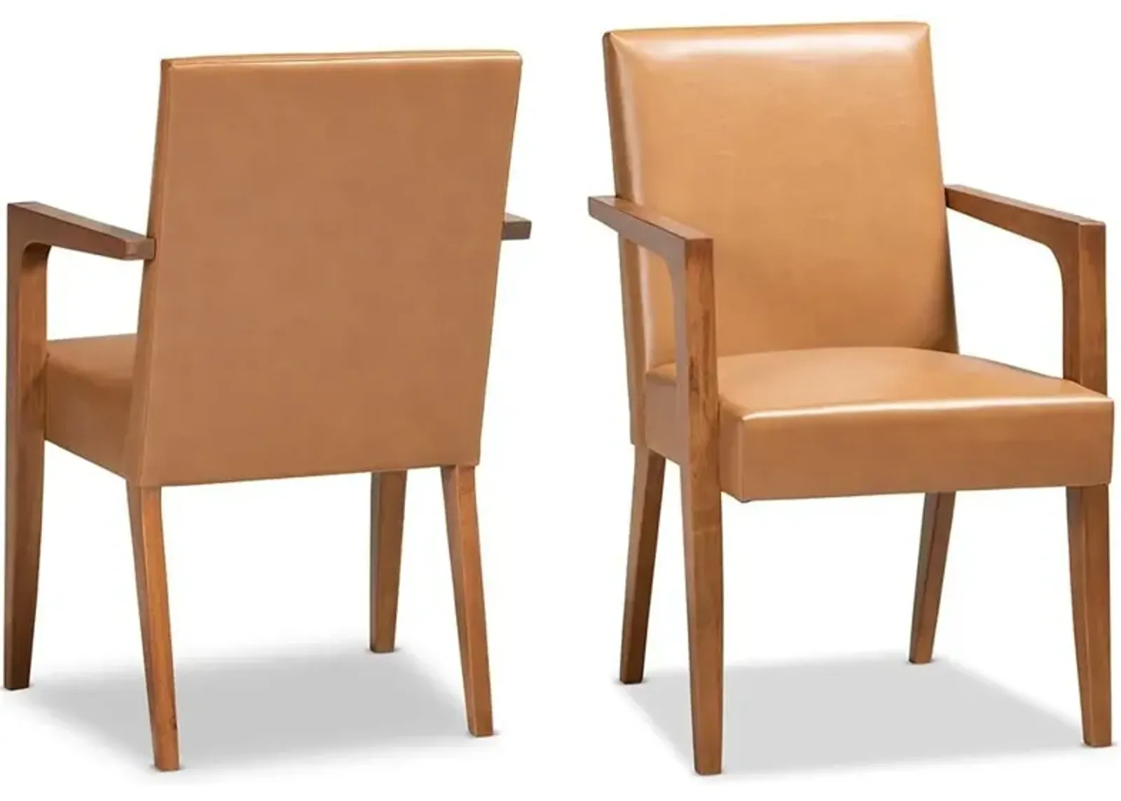 Jayden Set of 2 Accent Chairs - Tan