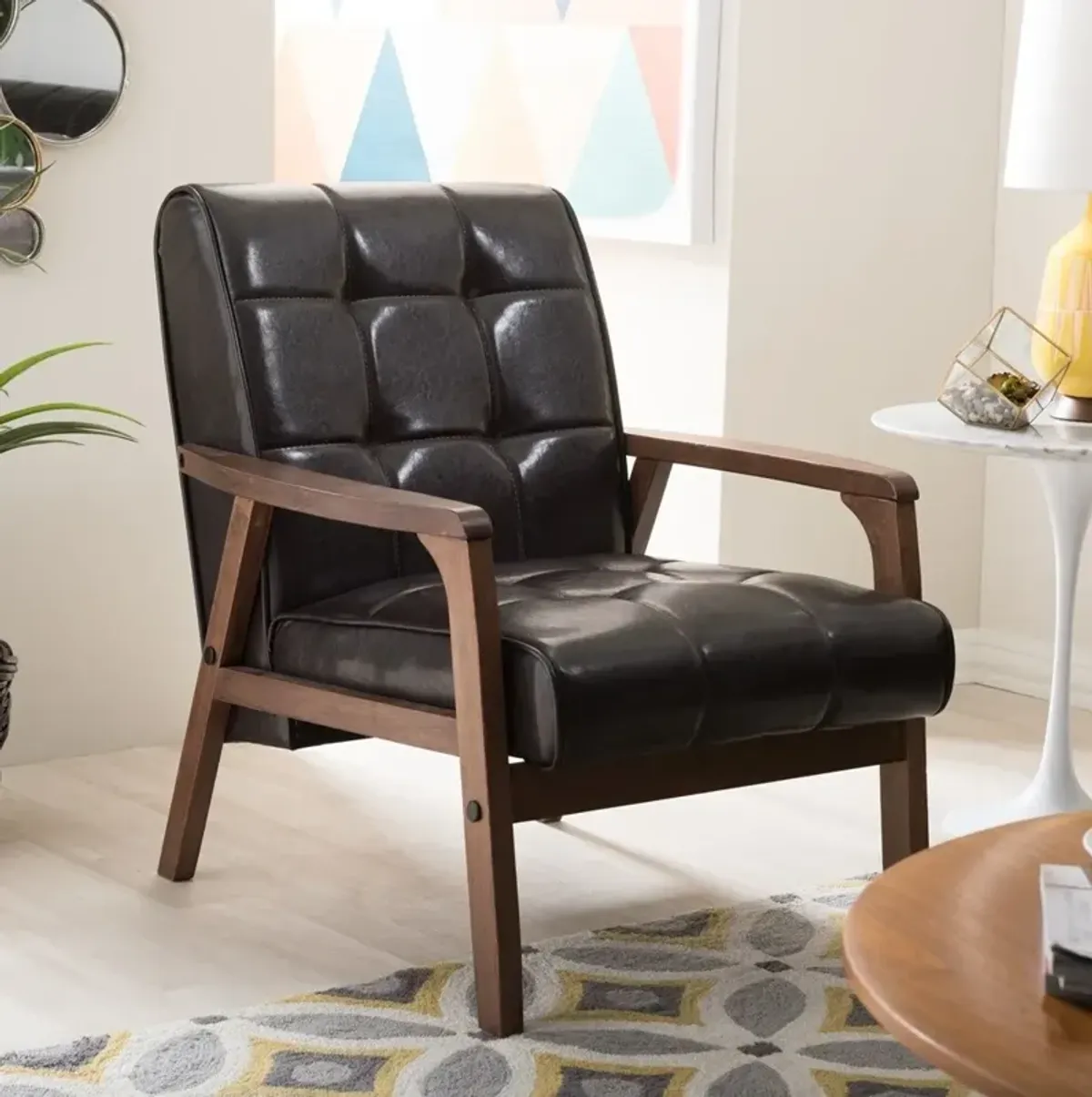 Hawkins Accent Chair - Brown