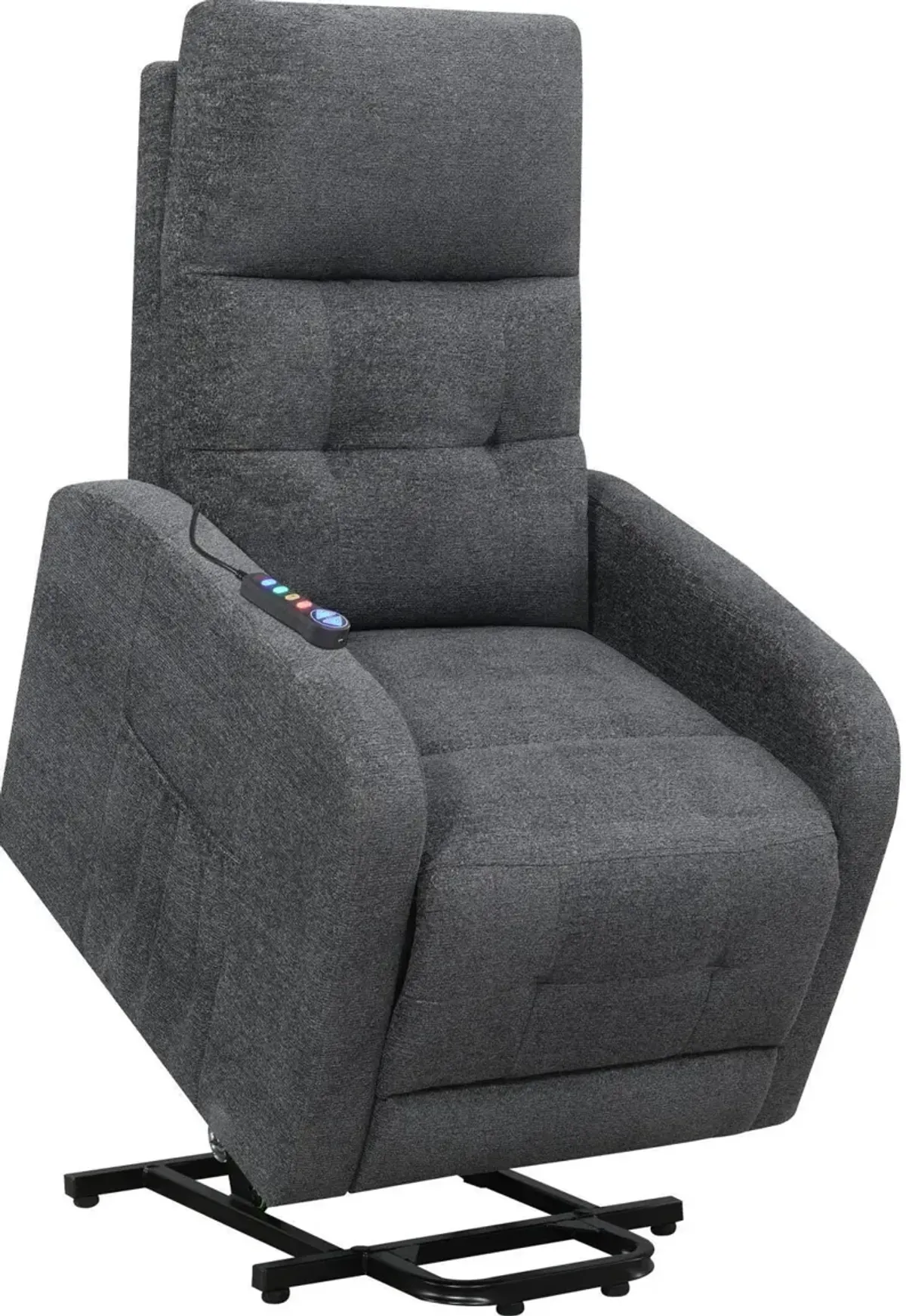 Luna Power Lift Recliner - Dark Gray