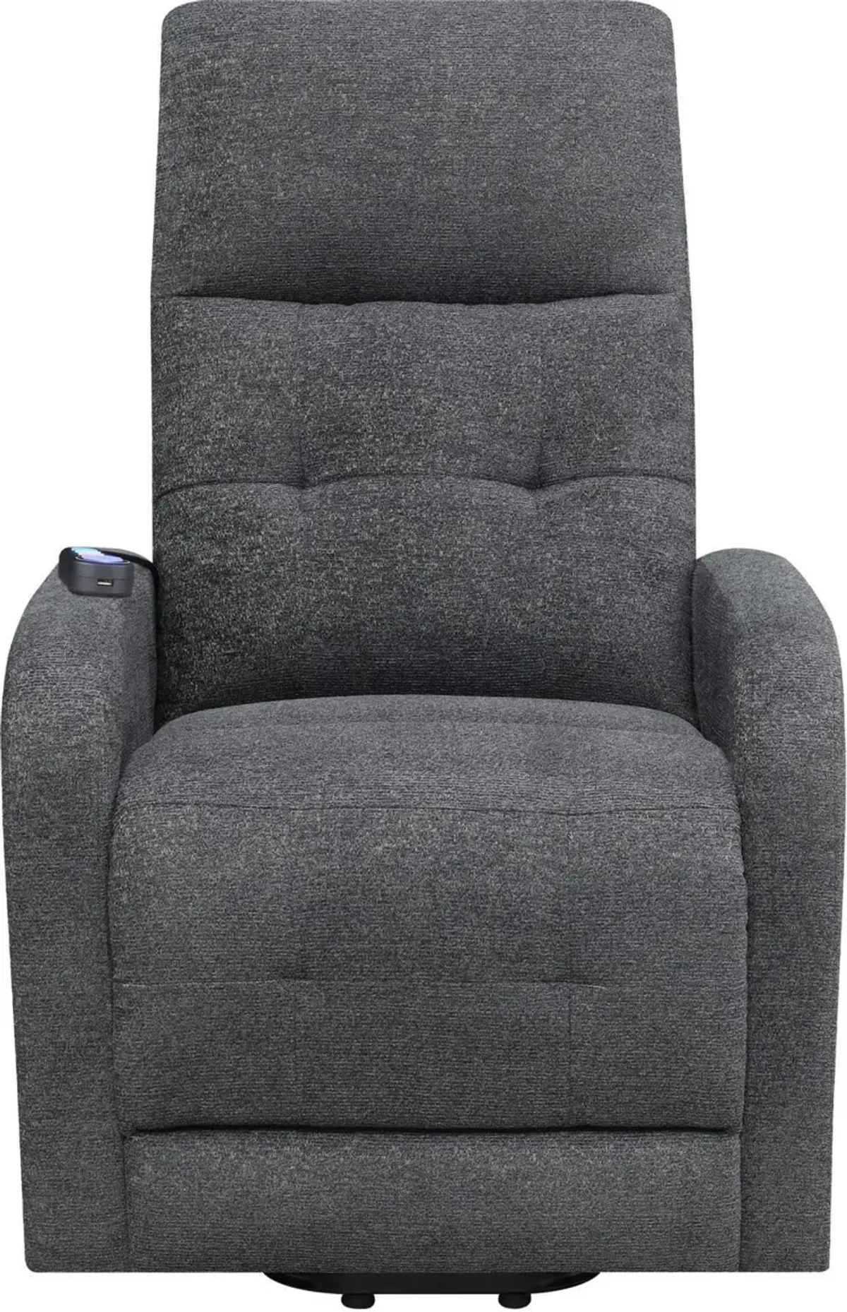 Luna Power Lift Recliner - Dark Gray