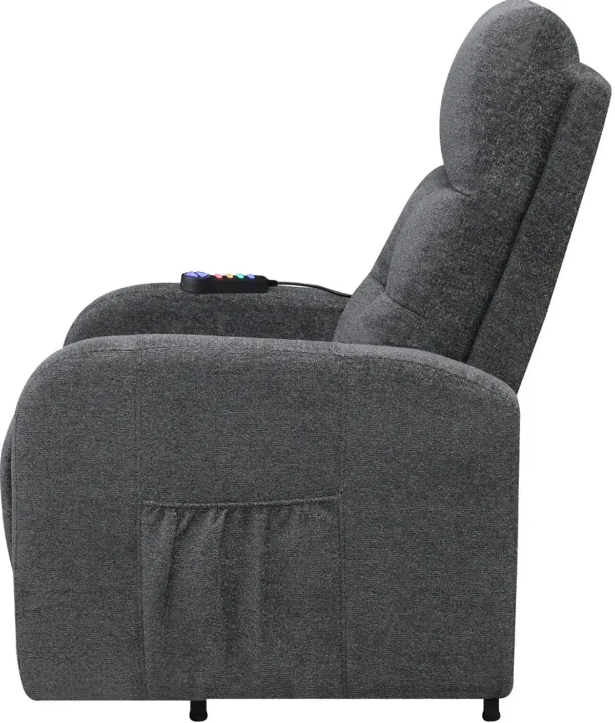 Luna Power Lift Recliner - Dark Gray