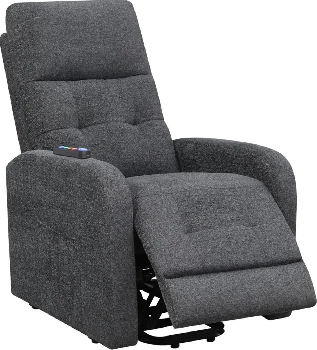 Luna Power Lift Recliner - Dark Gray