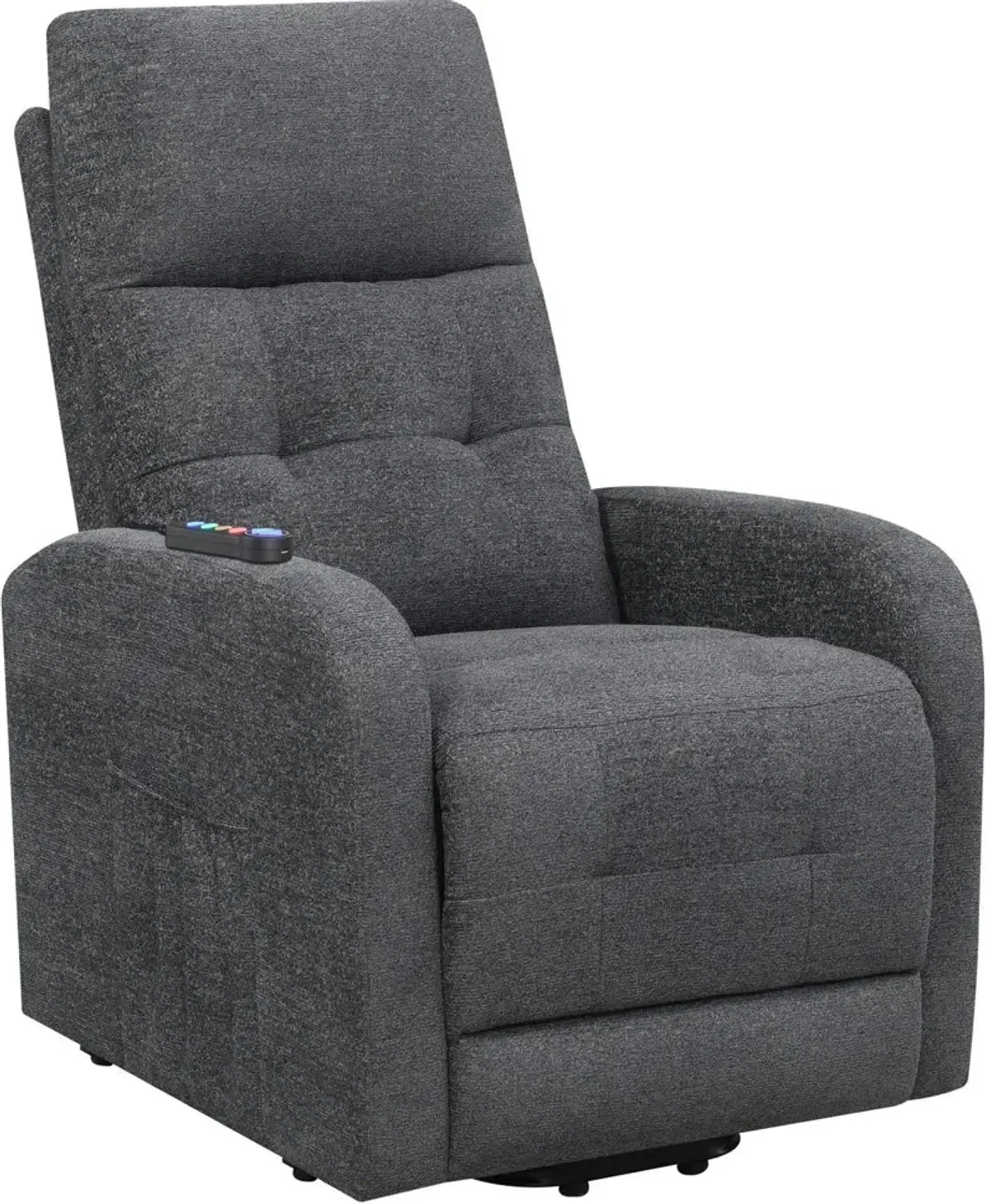 Luna Power Lift Recliner - Dark Gray