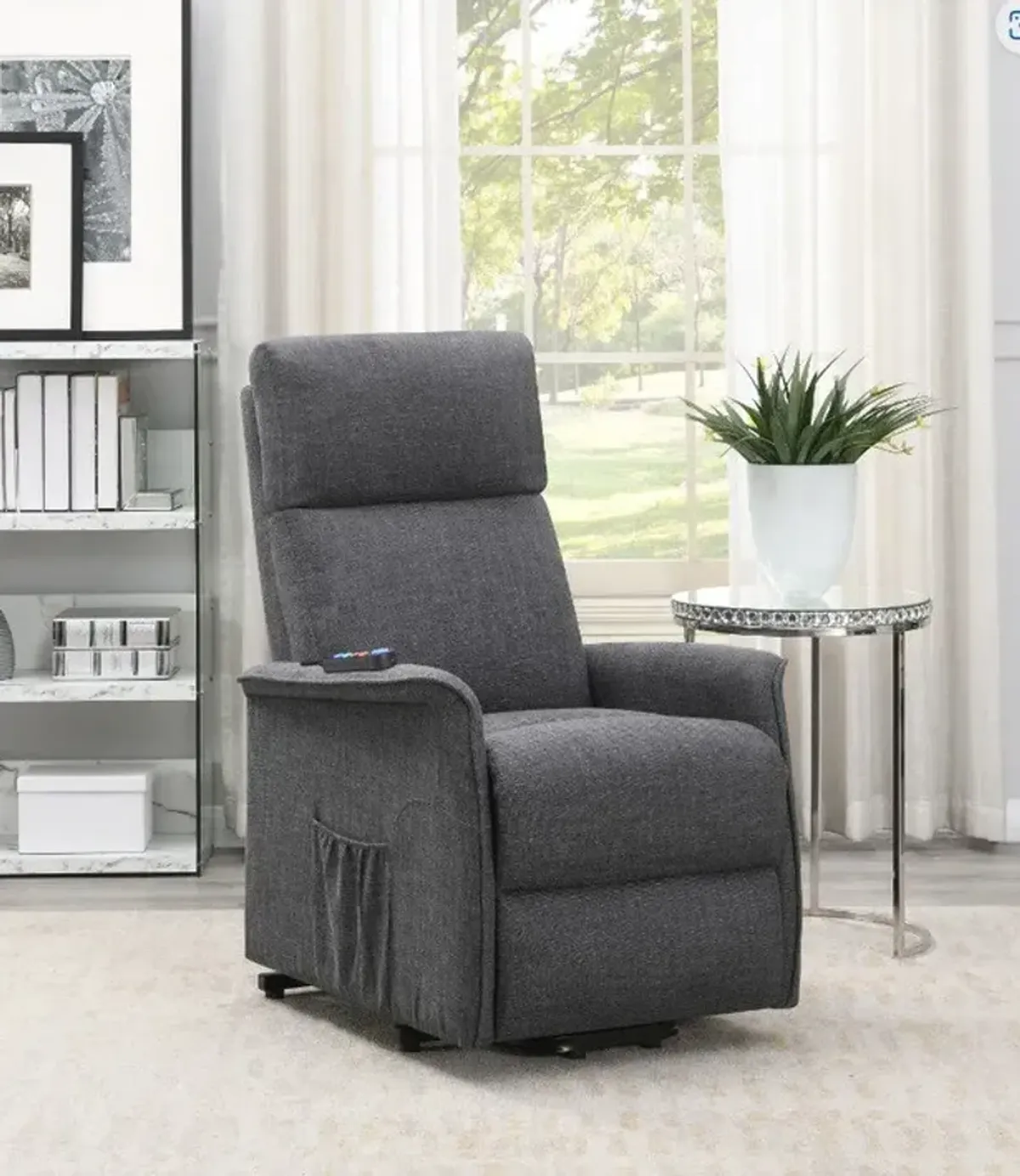 Daphne Power Lift Recliner - Gray