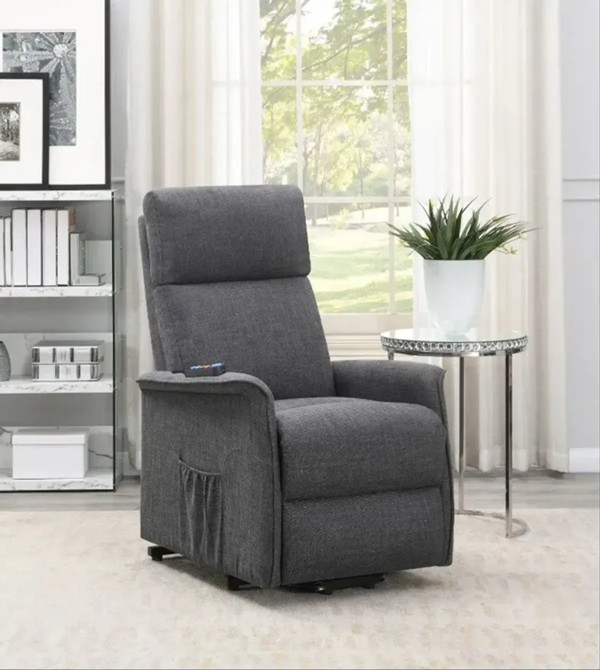 Daphne Power Lift Recliner - Gray