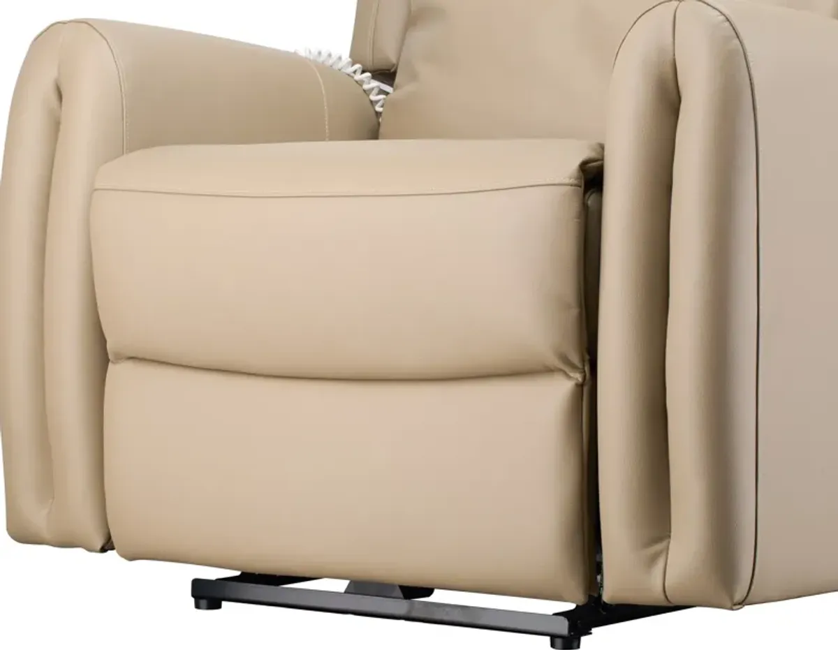 Shiatsu Power Massage Recliner - Tan