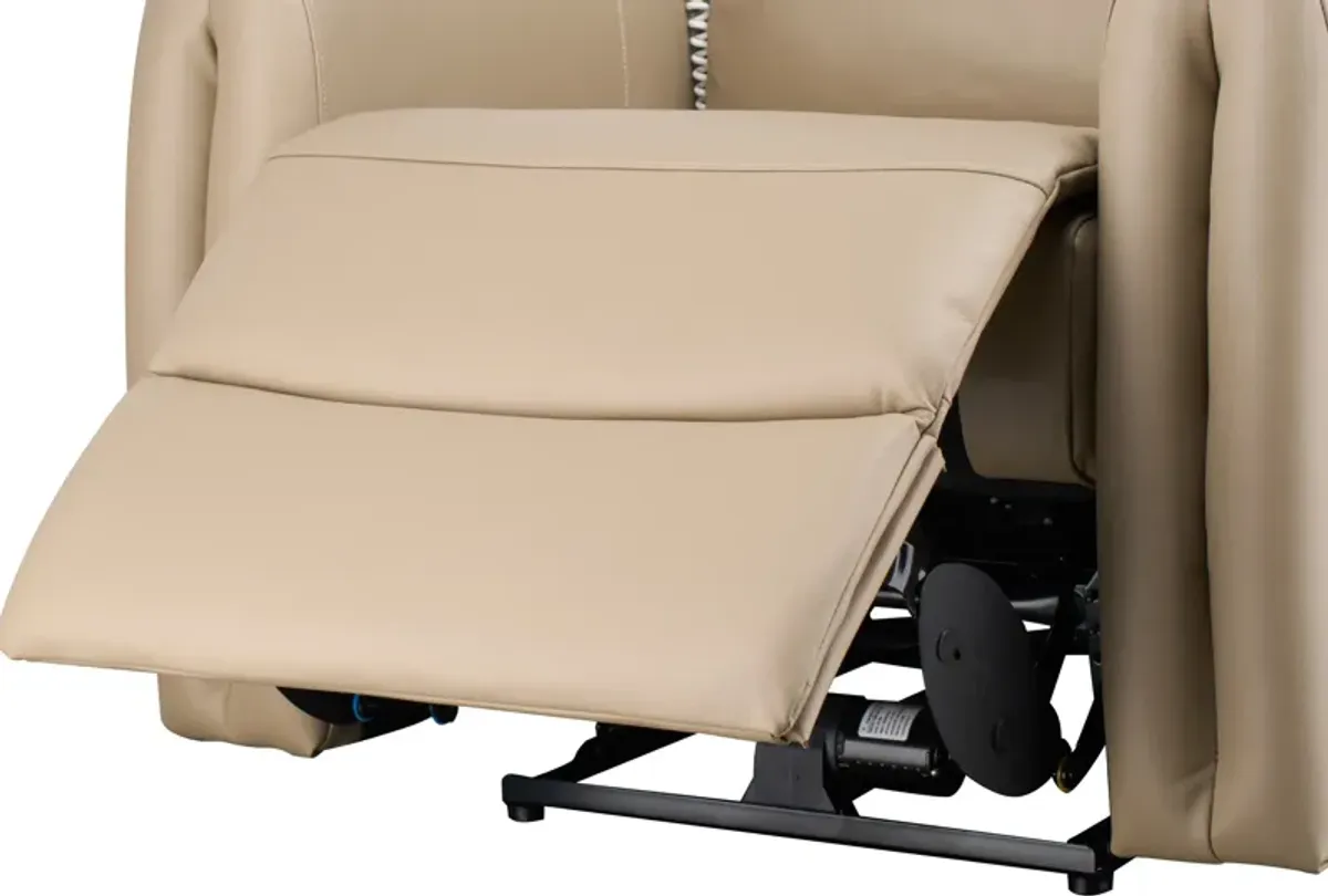 Shiatsu Power Massage Recliner - Tan