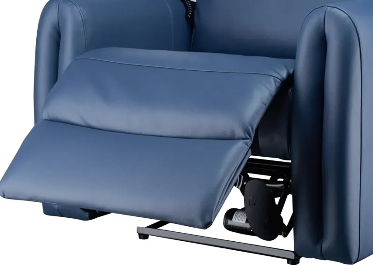 Shiatsu Power Massage Recliner - Navy