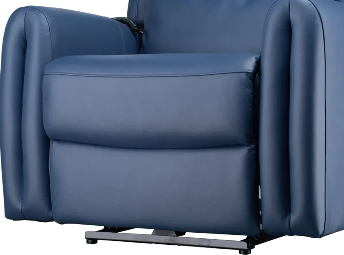 Shiatsu Power Massage Recliner - Navy