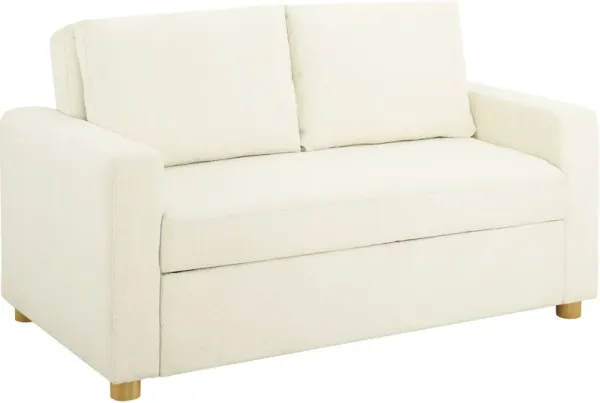 Kimberly Convertible Sofa Bed - White