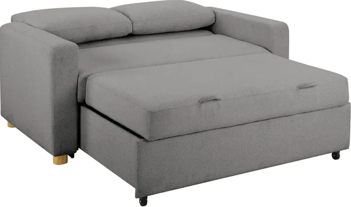 Kimberly Convertible Sofa Bed - Gray