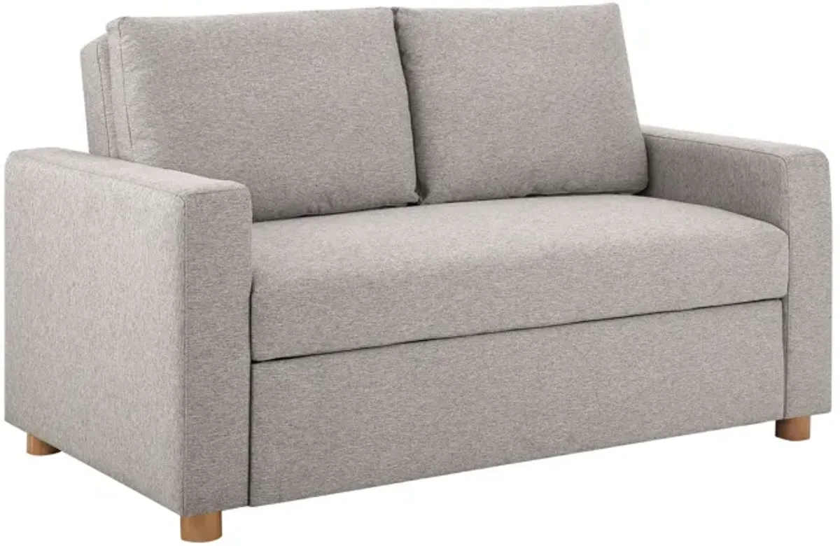 Kimberly Convertible Sofa Bed - Light Gray