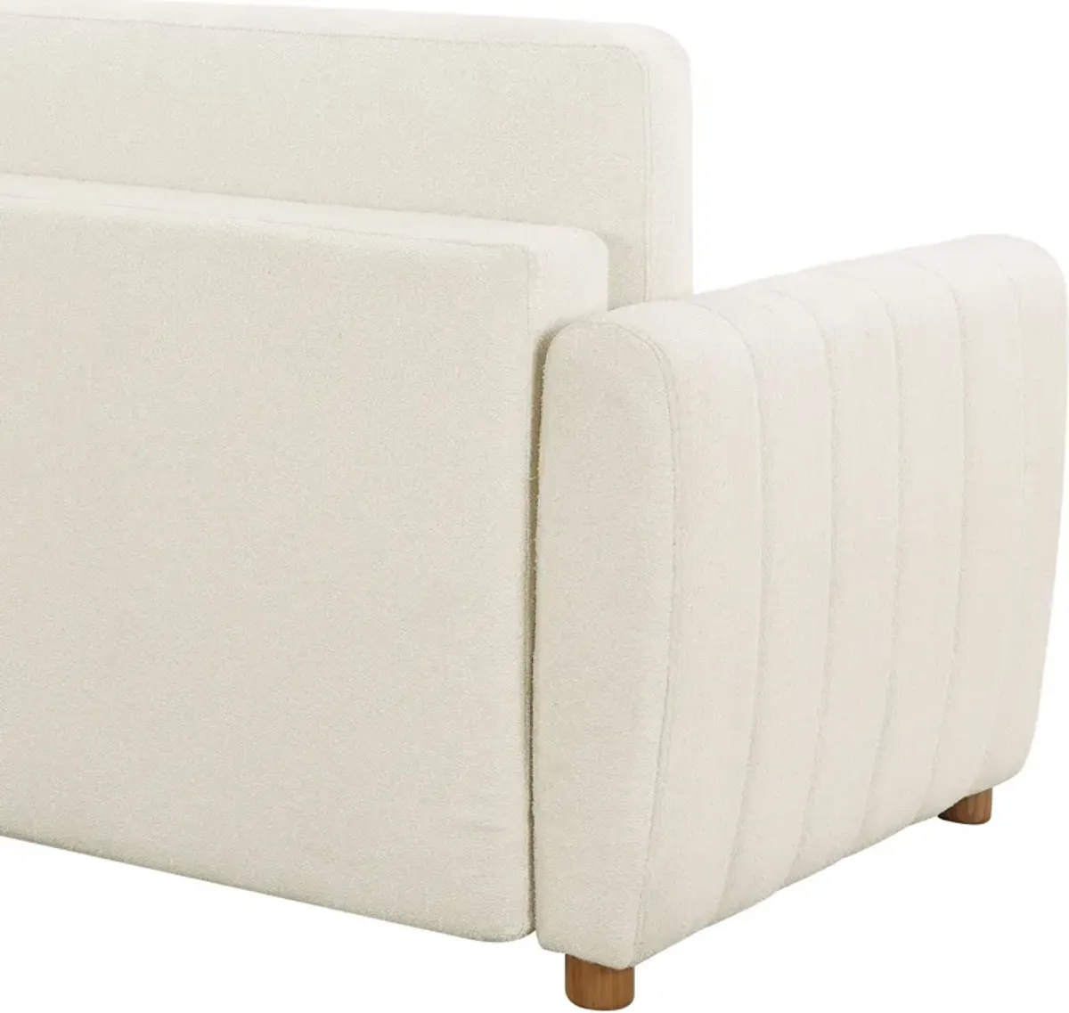 Gemma Convertible Sofa Bed - White