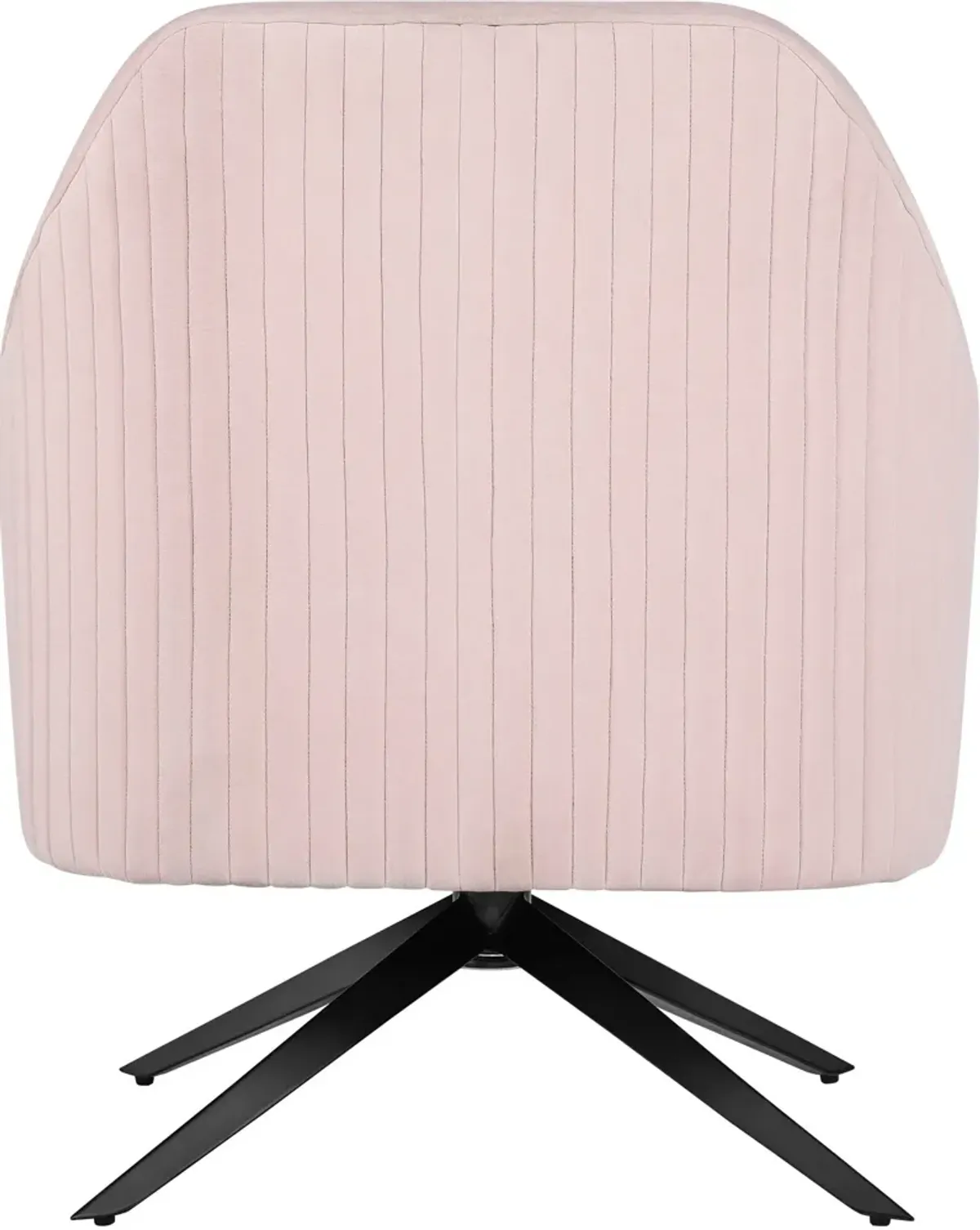 Beverly Swivel Accent Chair - Blush