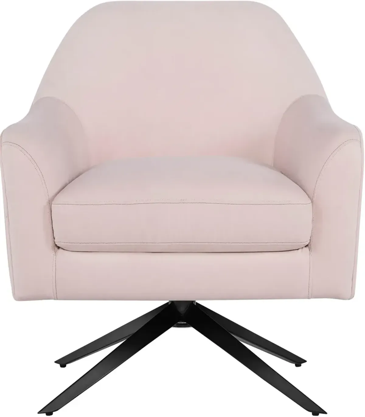 Beverly Swivel Accent Chair - Blush