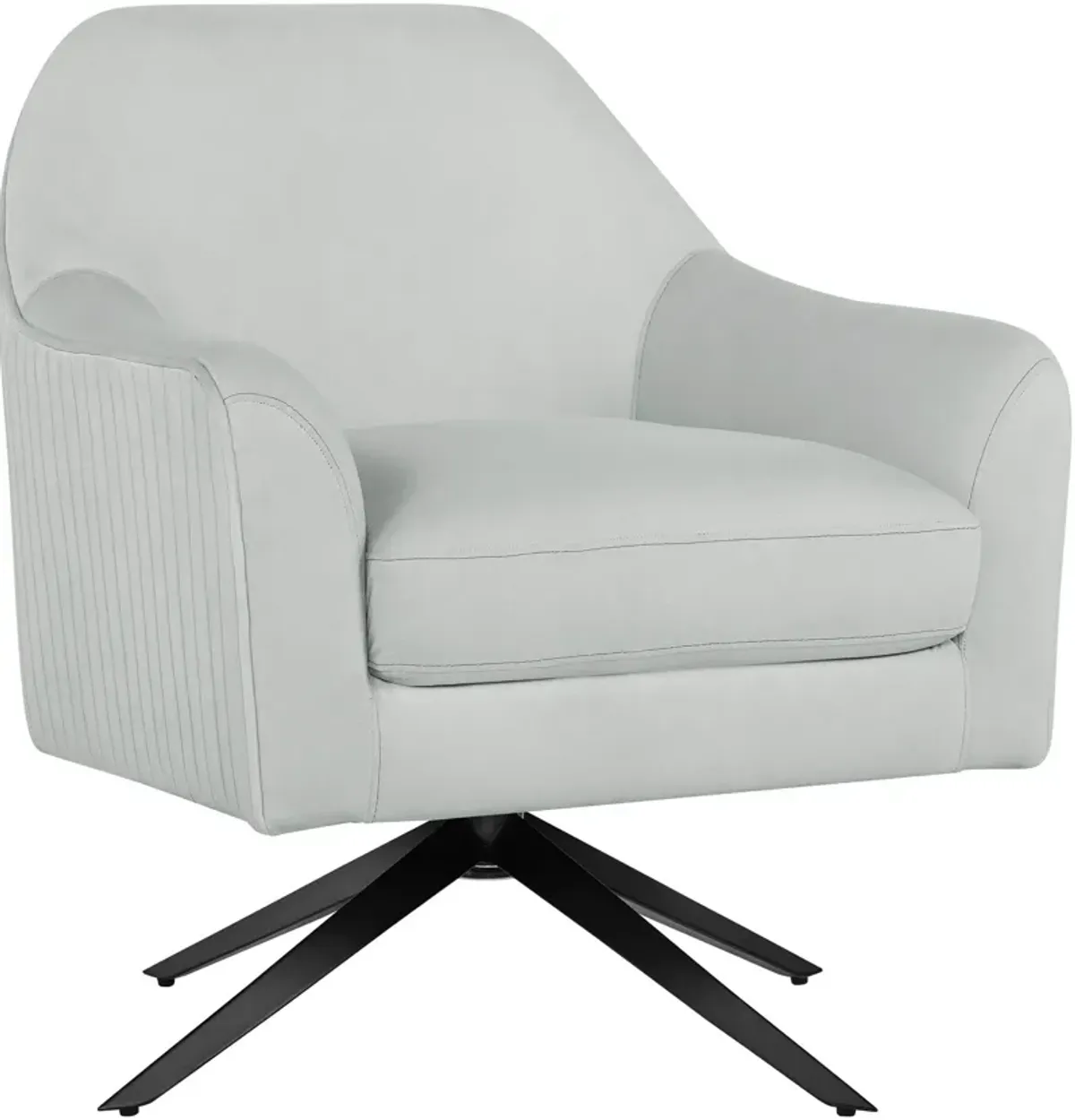 Beverly Swivel Accent Chair - Gray