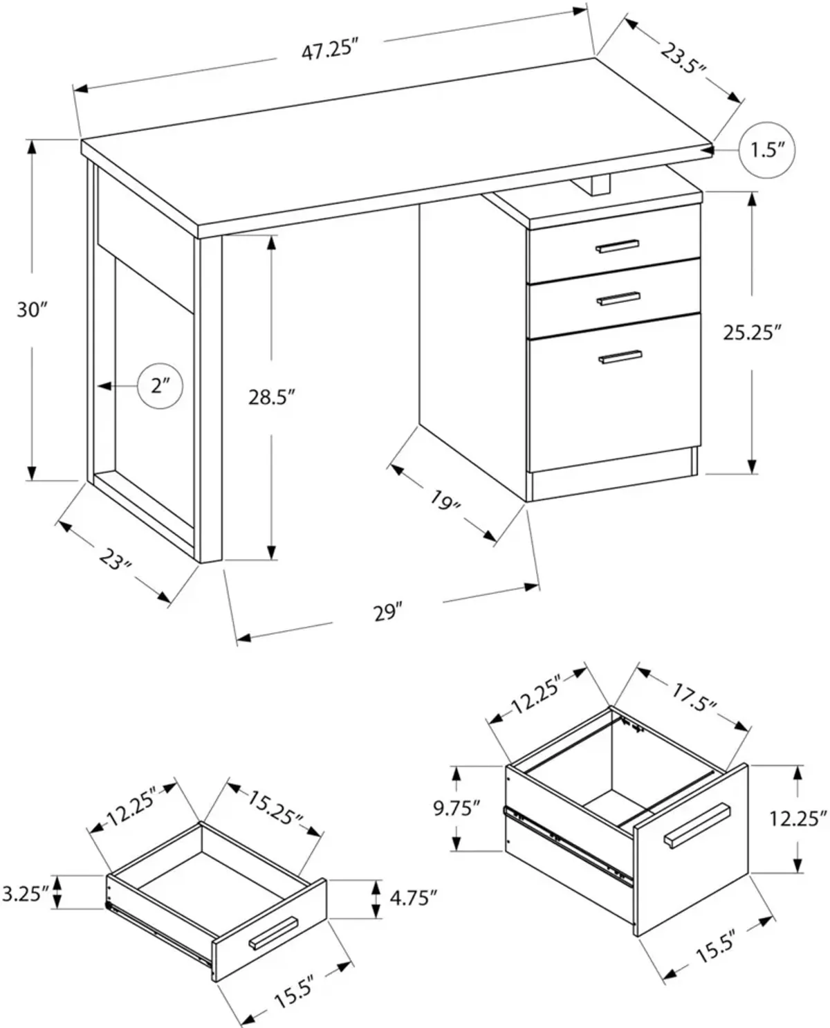 Garfield Desk