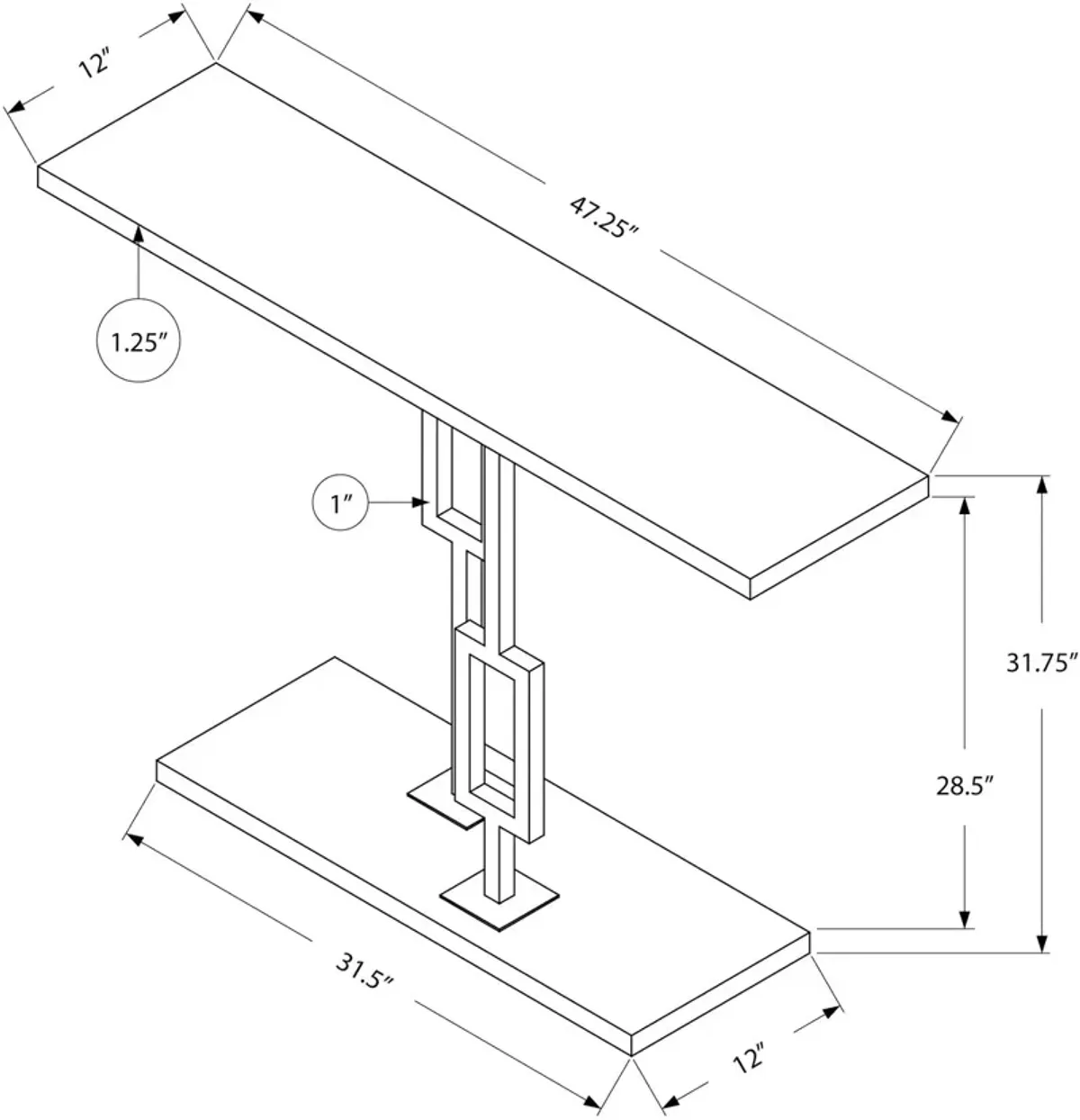 Perez Console Table