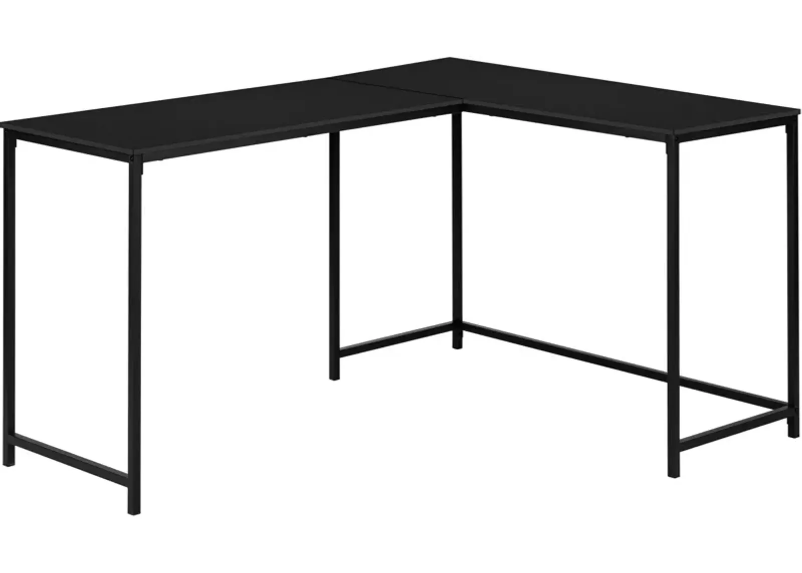 Aethel L-Shaped Desk - Black